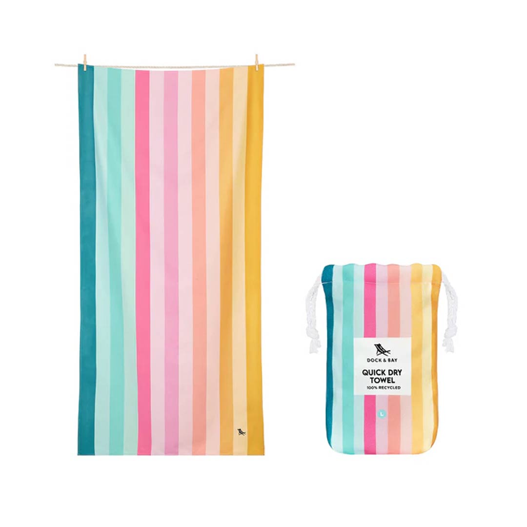  Dock & Bay Beach Towel - Coastal Candy、mySite、merchandisen