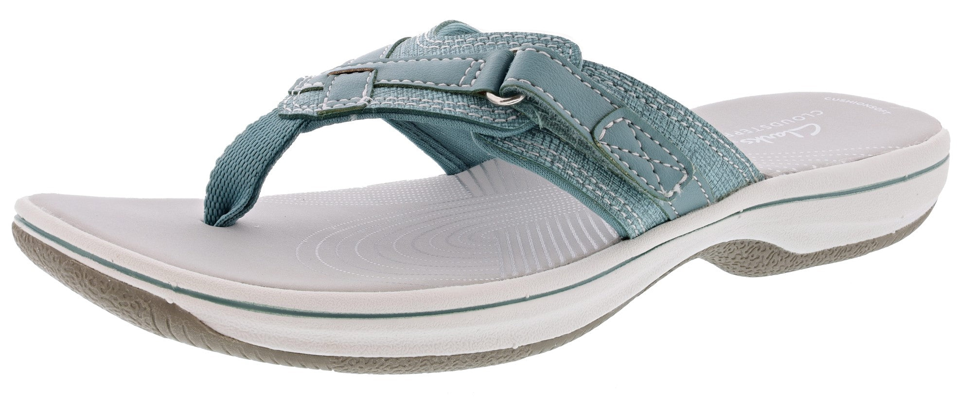 Clarks Women's Breeze Sea Adjustable Strap Comfort Flip Flops、mySite、dreamappss