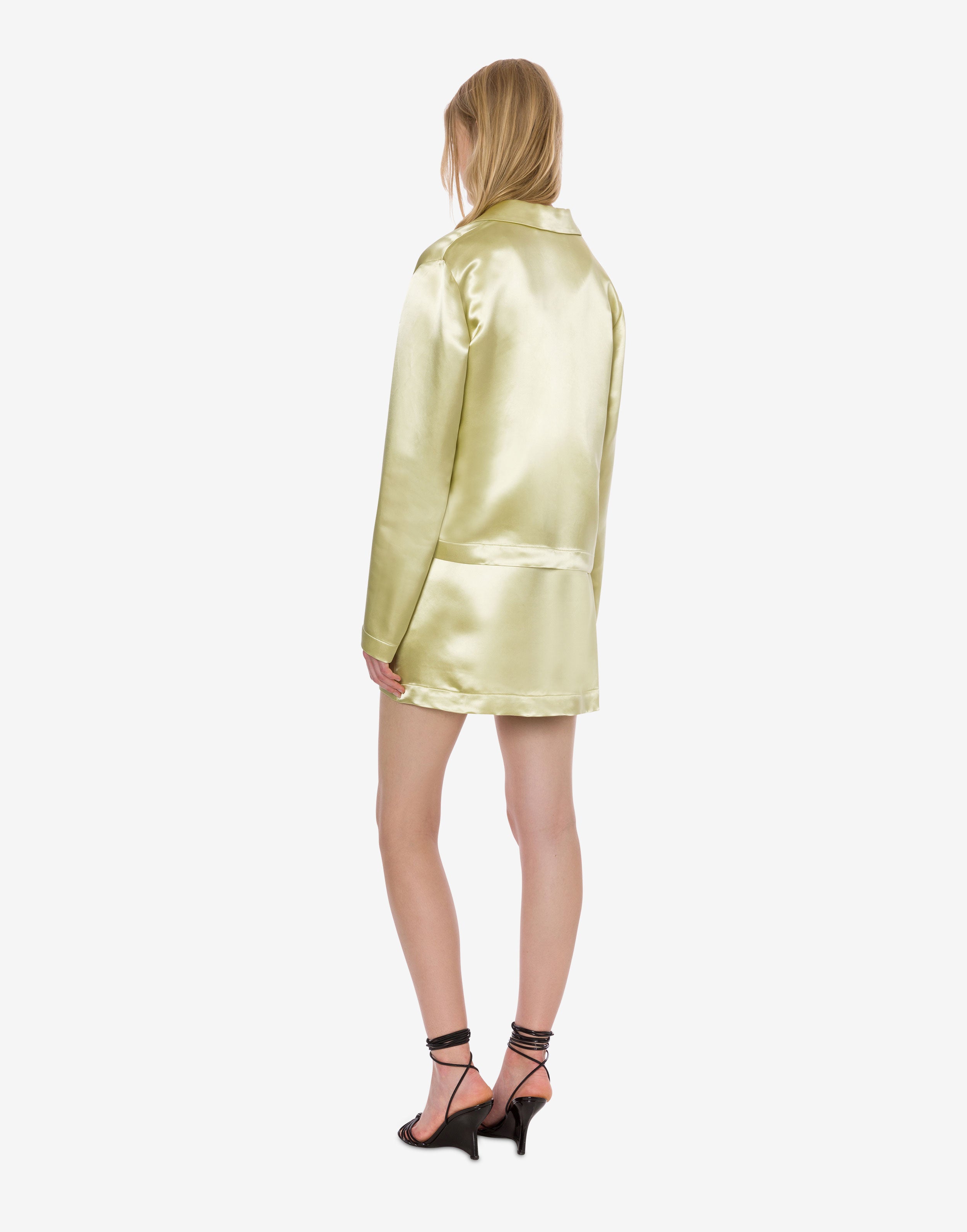 Camicia in raso di viscosa、mySite、aoinhome