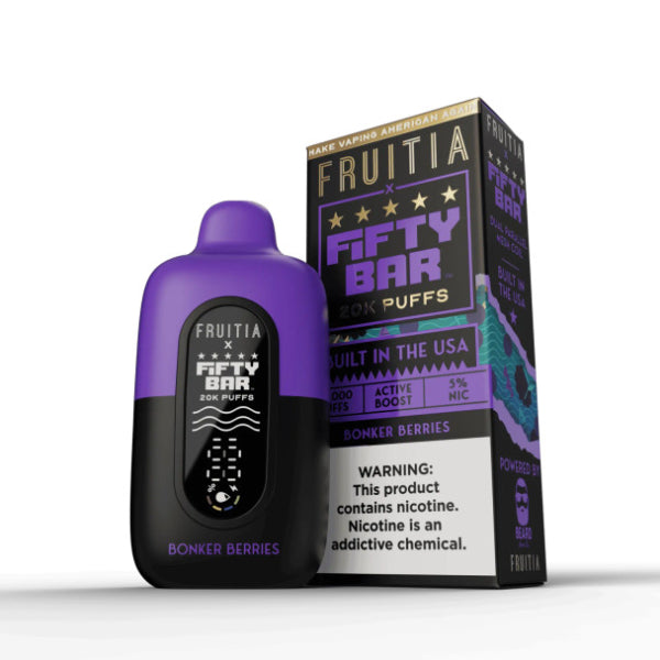 Fifty Bar x Fruitia 20,000 Puffs Disposable、mySite、zt4zffjzw