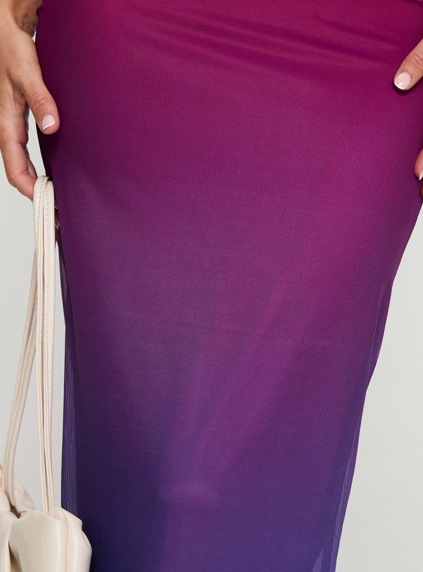 Stolen Love Strapless Maxi Dress Pink / Purple Ombre、mySite、solidvoid