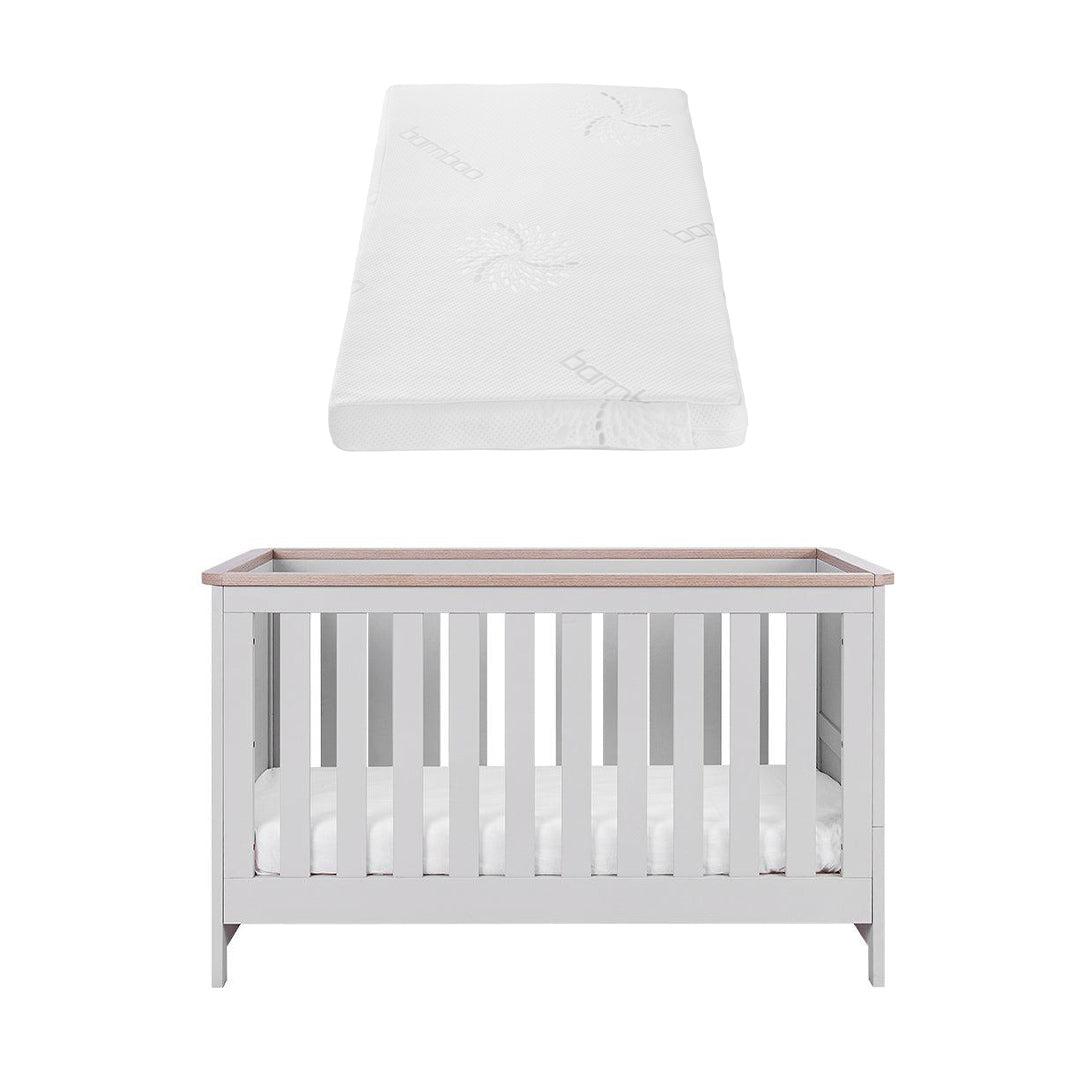  Tutti Bambini Verona Cot Bed - Dove Grey/Oak、mySite、merchandisen