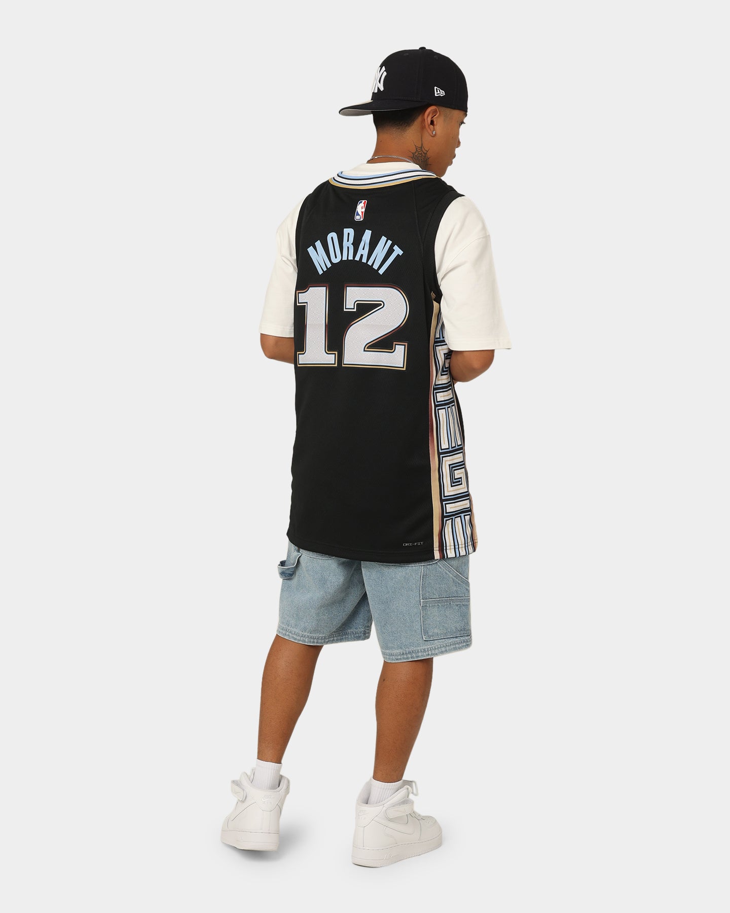 Nike Ja Morant Memphis Grizzlies #12 City Edition Nike Dri-FIT NBA Swingman Jersey Black、mySite、zt4zffjzw