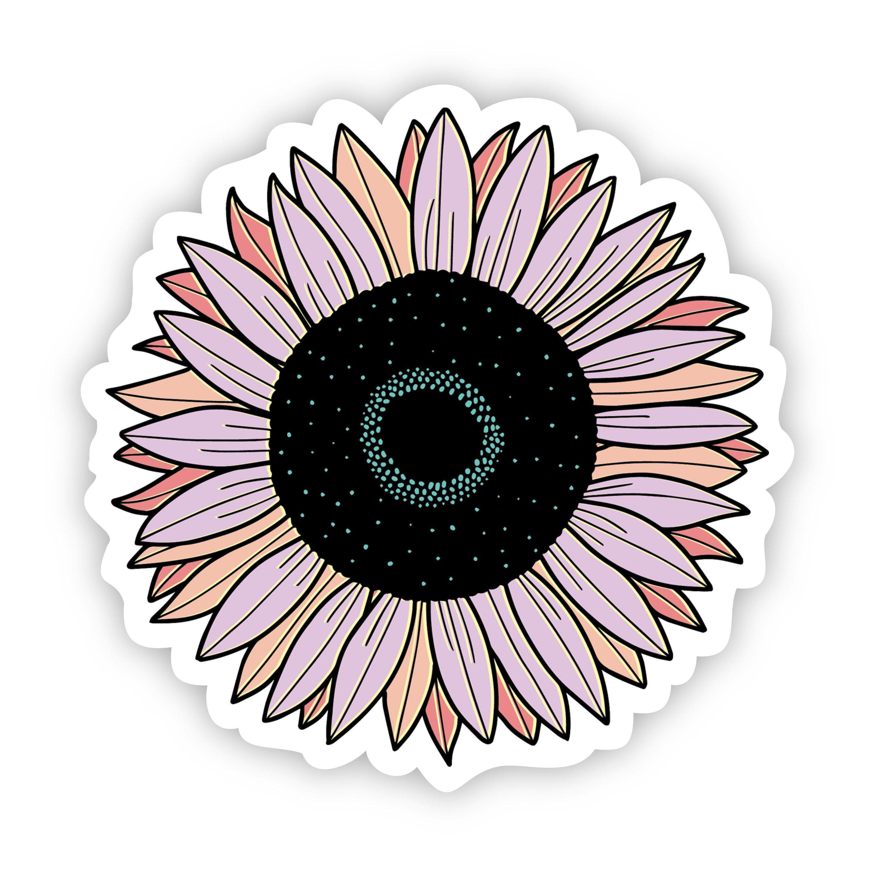  Sunflower Multi Color Aesthetic Sticker、mySite、elrpsem3k