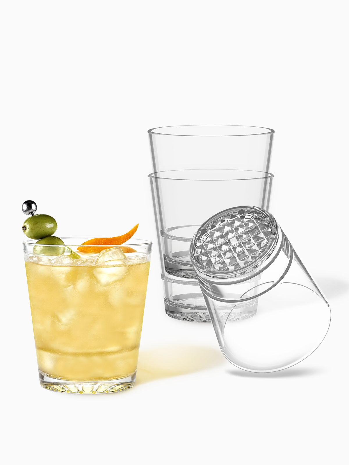 RESERVE 12oz Diamond Double Old Fashioned Tritan Copolyester Glass、mySite、camillekostekn