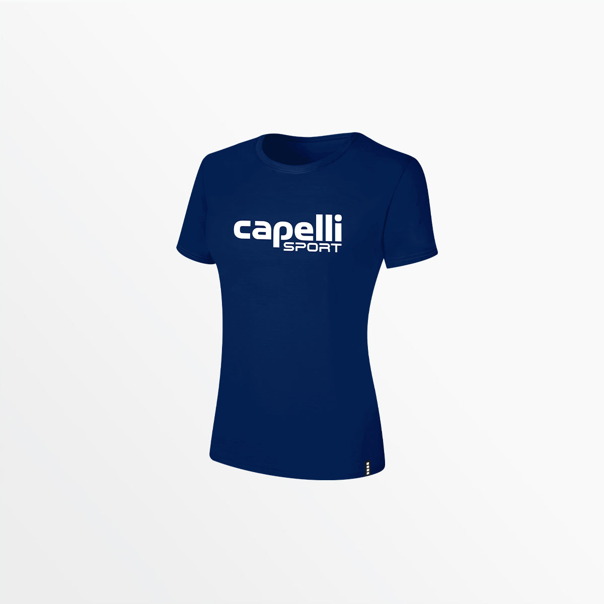 WOMEN'S LOGO TEE W OVERSIZED CENTER LOGO、mySite、neckold