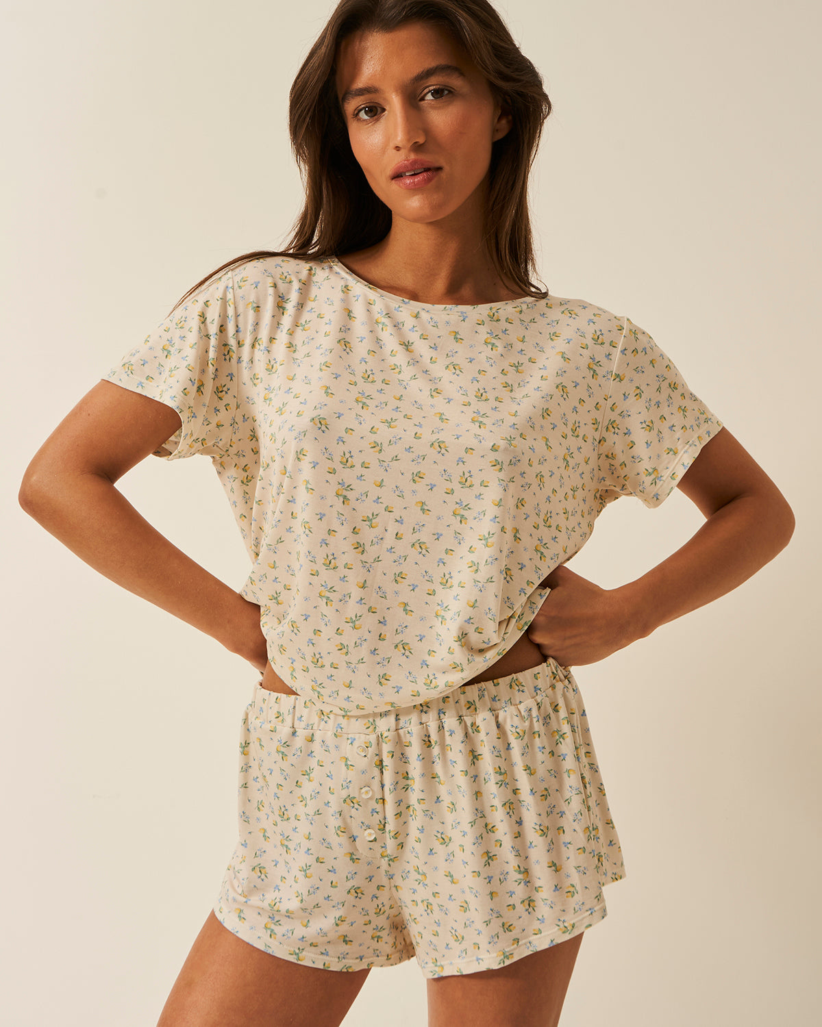 T-shirt & Short Pyjama Set - Summer Lemon、mySite、bengalsvssteelers