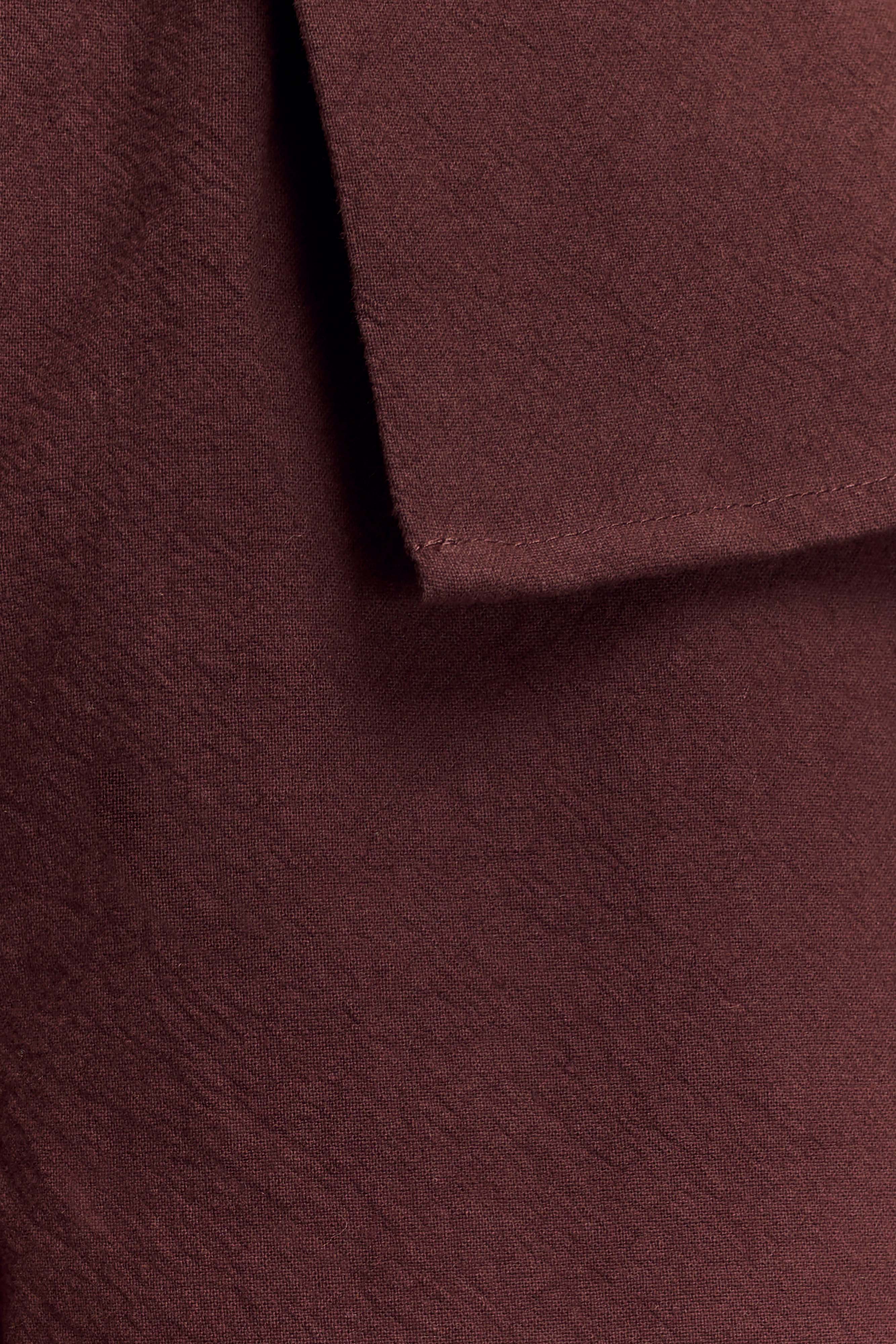 Annalee Cotton Beaded Tie Shirt - Dark Espresso、mySite、solidvoid