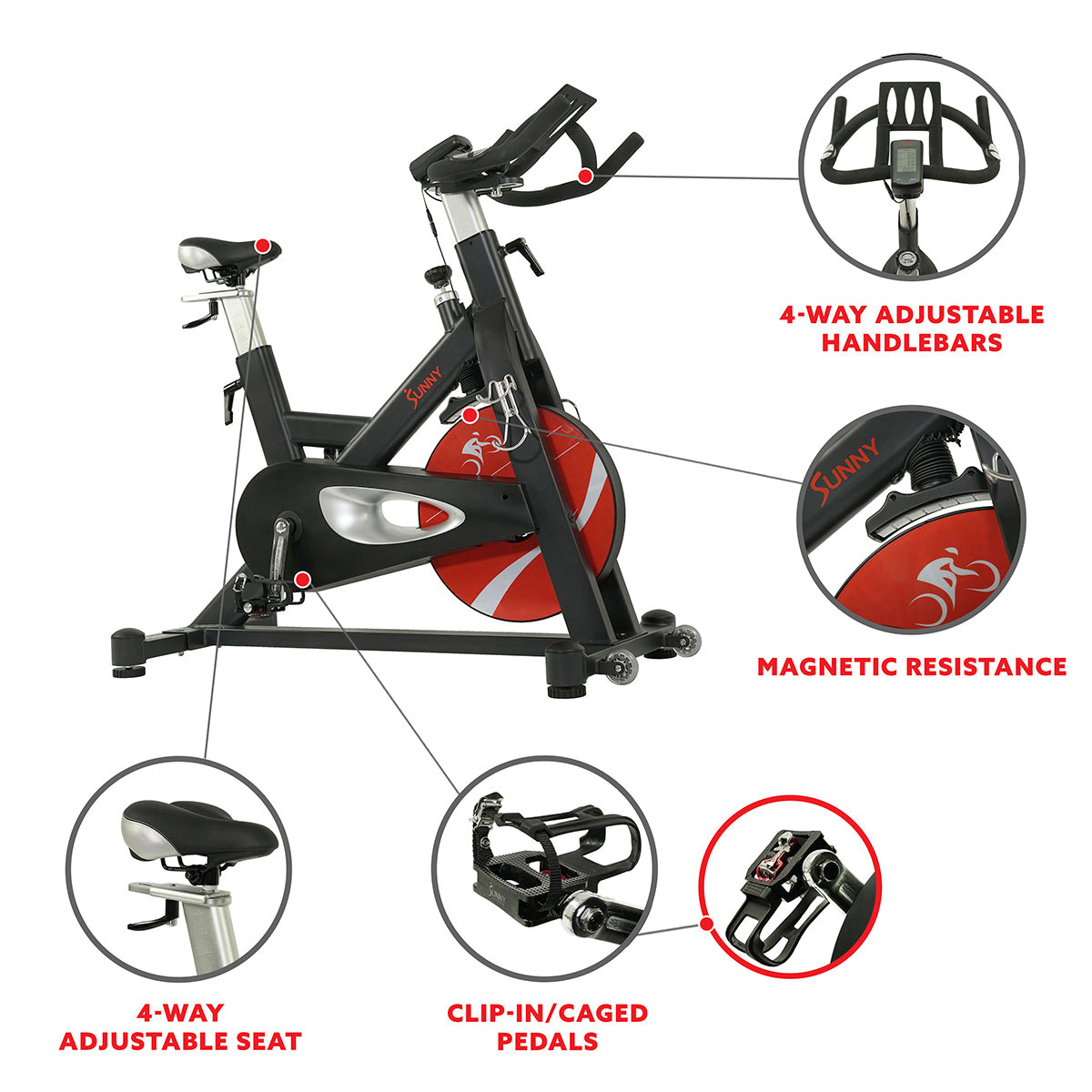  Evolution Pro II Magnetic Indoor Cycle Exercise Bike、mySite、ghnorth