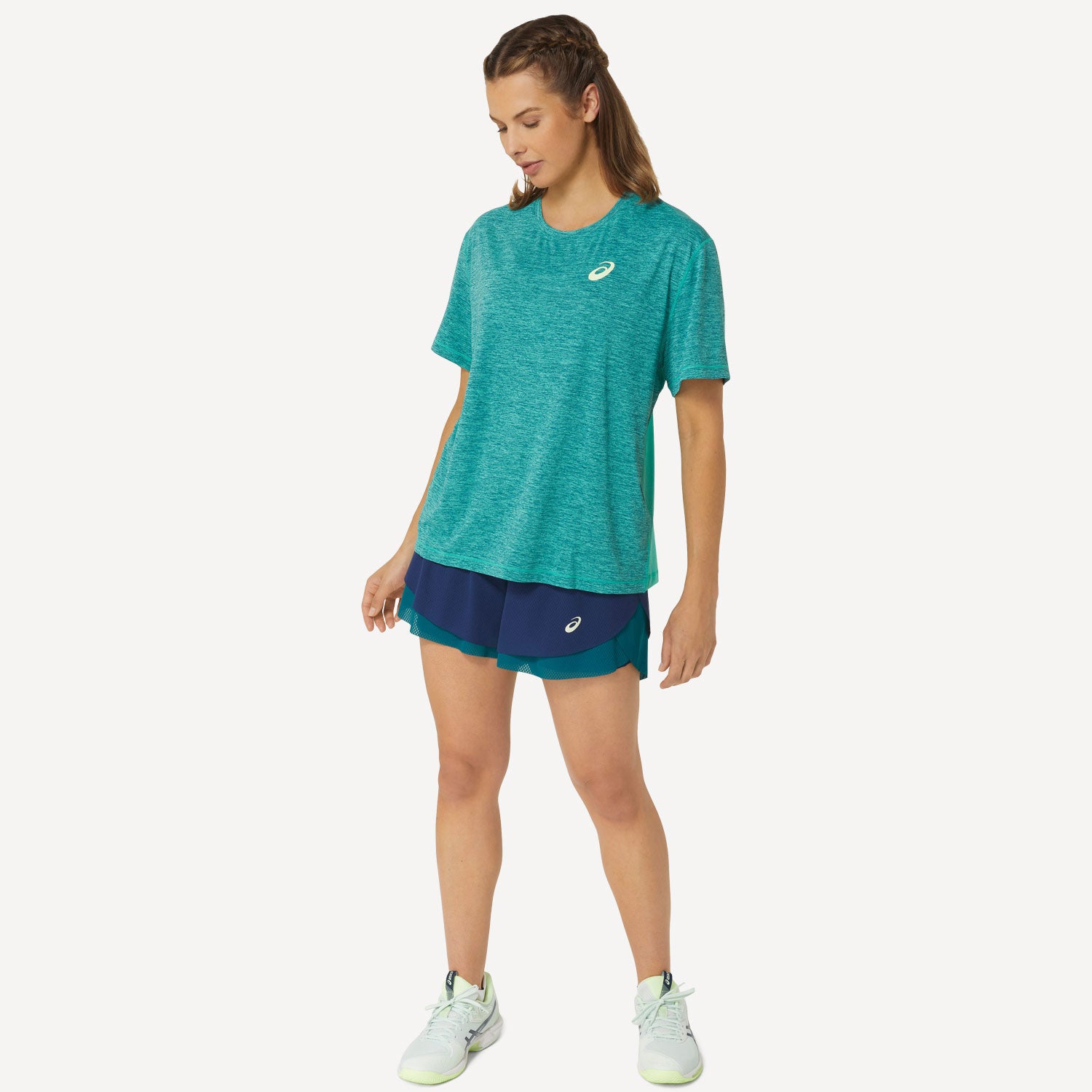 ASICS Nagino Women's Loose Tennis Shirt、mySite、neckold