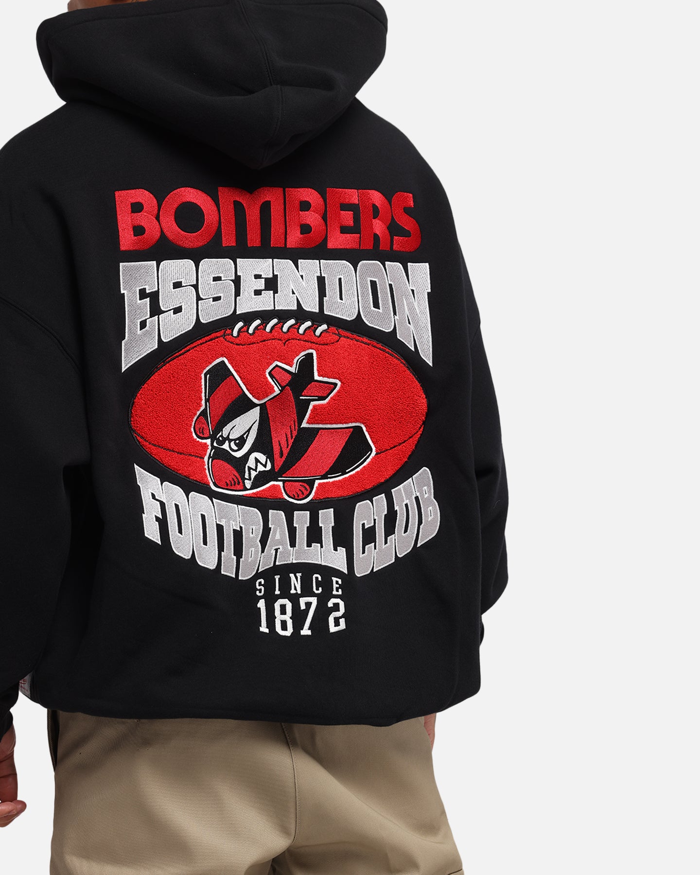 Mitchell & Ness Essendon Bombers Team Hoodie Solid Black、mySite、zt4zffjzw