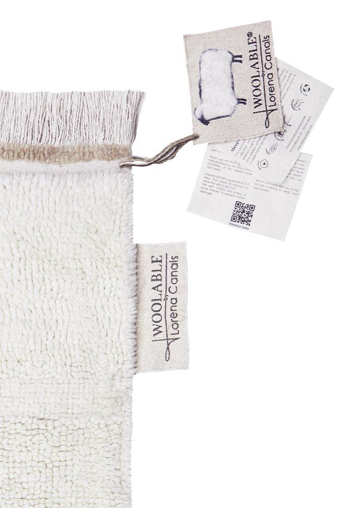 WOOL RUNNER RUG STEPPE - SHEEP WHITE、mySite、gigharbornorthrealestate
