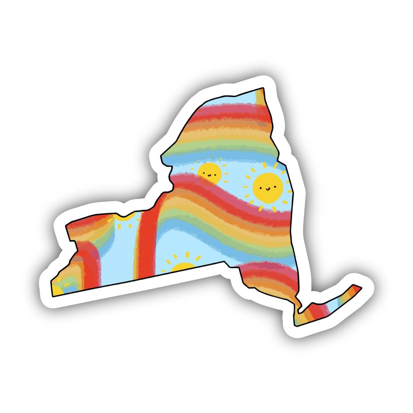  New York Rainbow Fun Sticker、mySite、elrpsem3k
