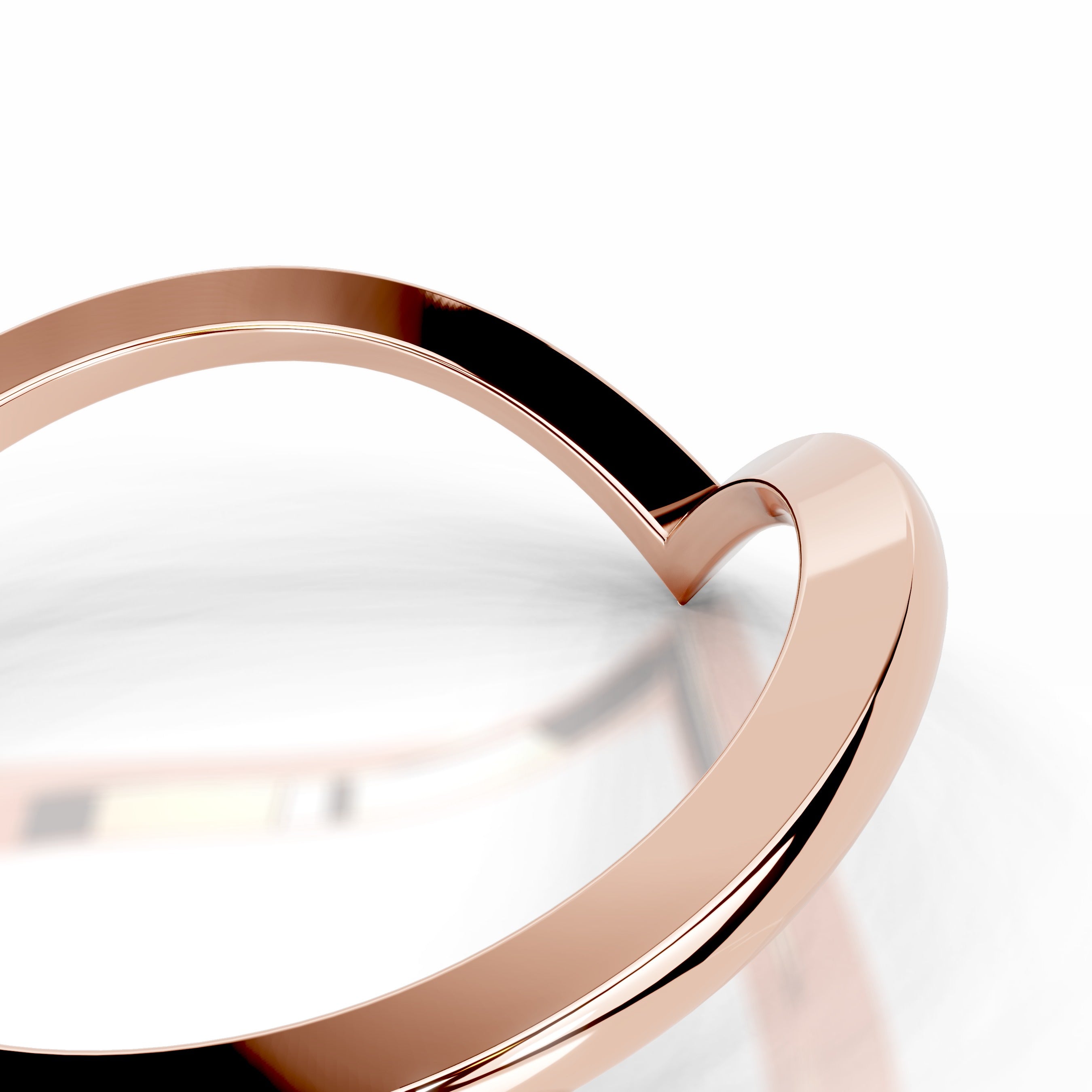 Chaya Diamond Wedding band - 14K Rose Gold、mySite、hinf8tx79