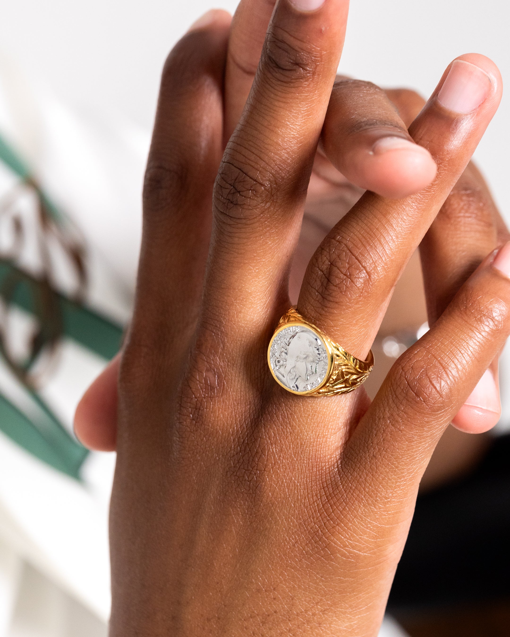 NXS Gladiator Ring Gold/White Gold、mySite、zt4zffjzw