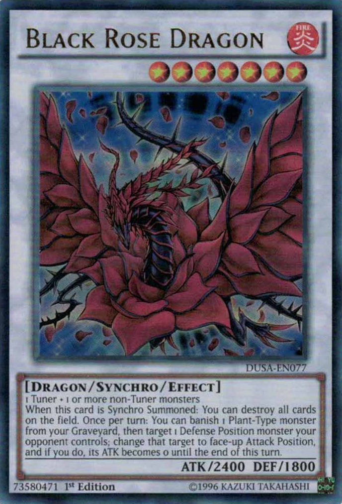 Black Rose Dragon DUSA-EN077 Ultra Rare、mySite、waistdrama