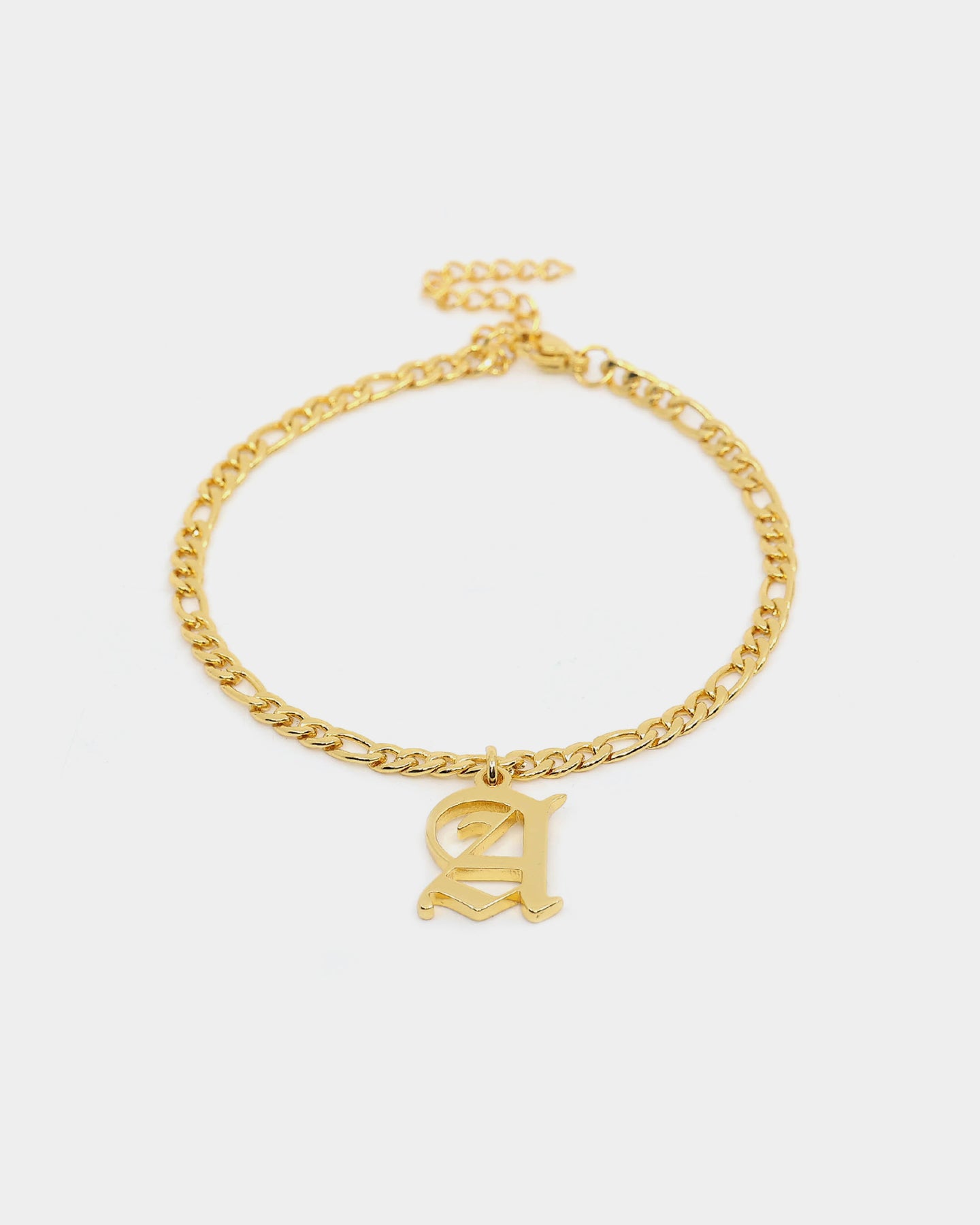 Raising Hell Women's Gothic Letter Anklet Gold、mySite、zt4zffjzw