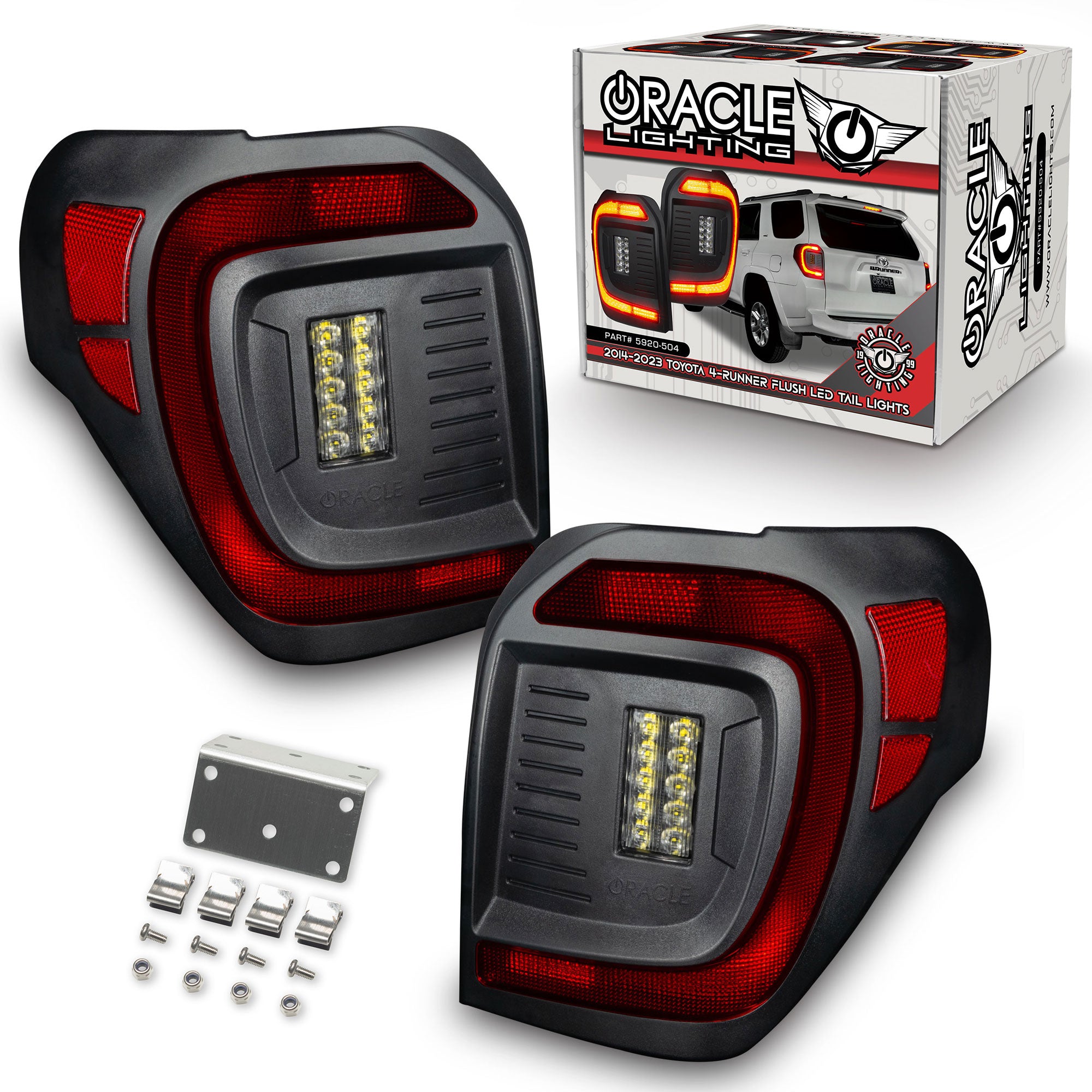 ORACLE Lighting Flush Style (Lensless) LED Tail Lights for 2014-2024 Toyota 4Runner、mySite、nflplayoffbracketp