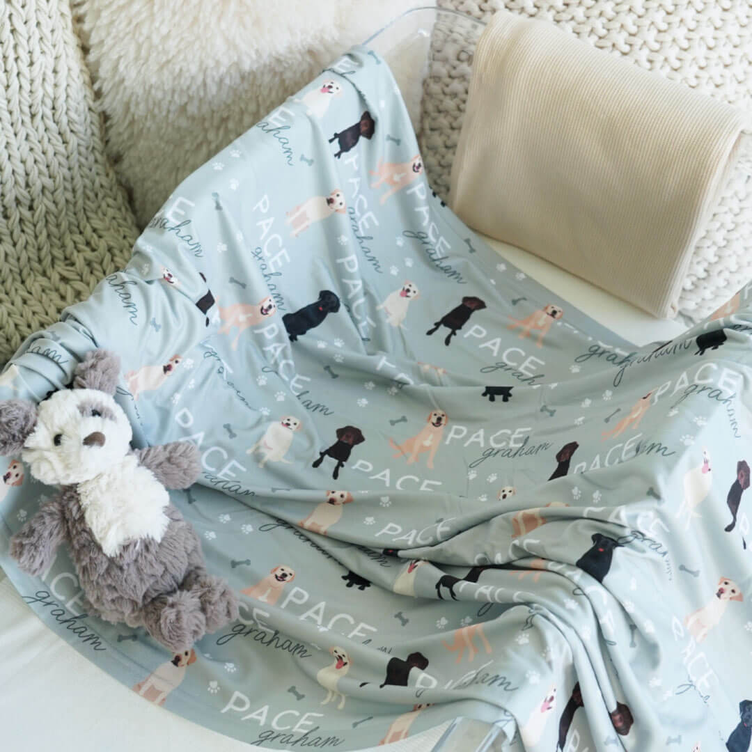  Personalized Baby Name Swaddle Blanket | Lab、mySite、layawaytickets