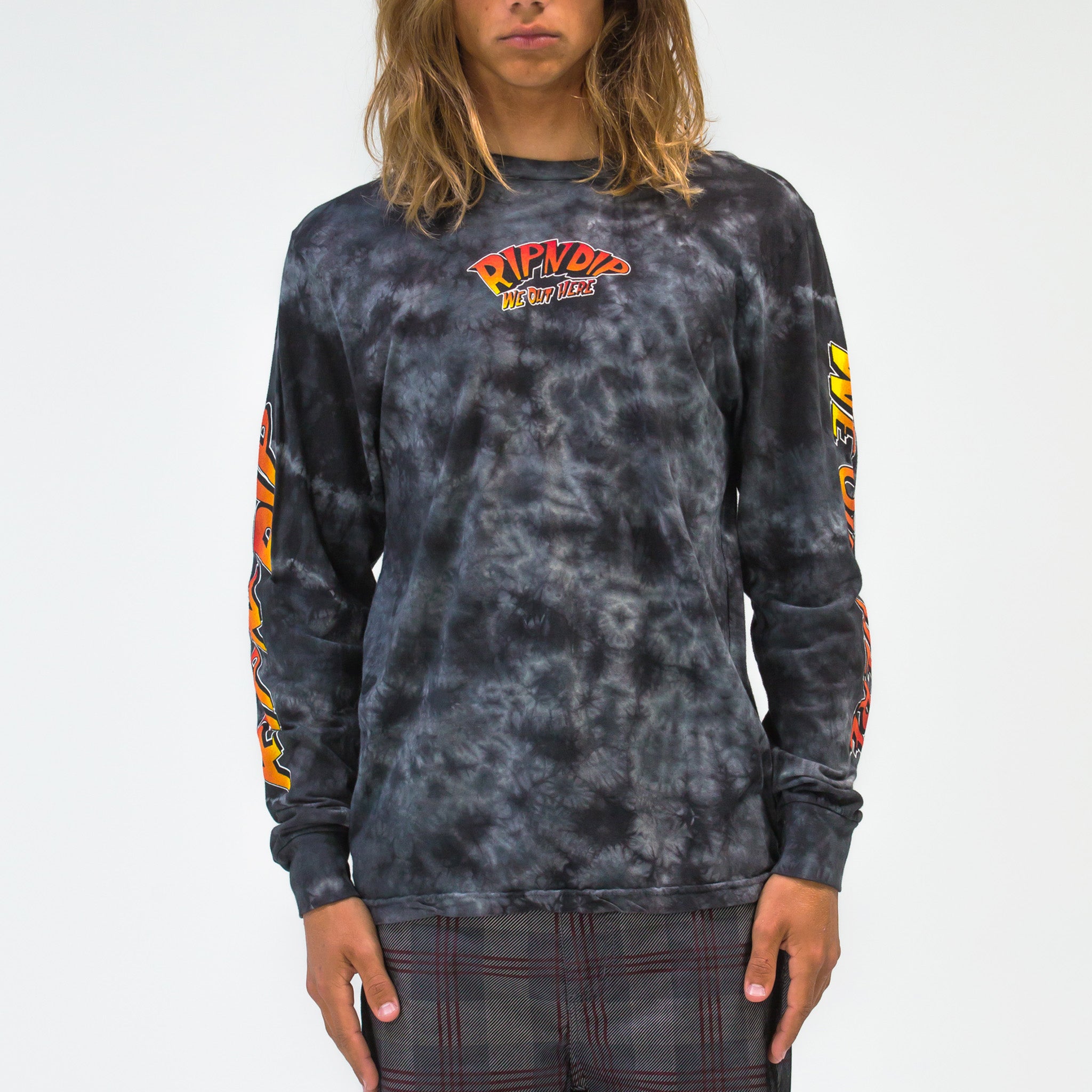  Out Of This World Long Sleeve (Black Lightning Wash)、mySite、merchandisen