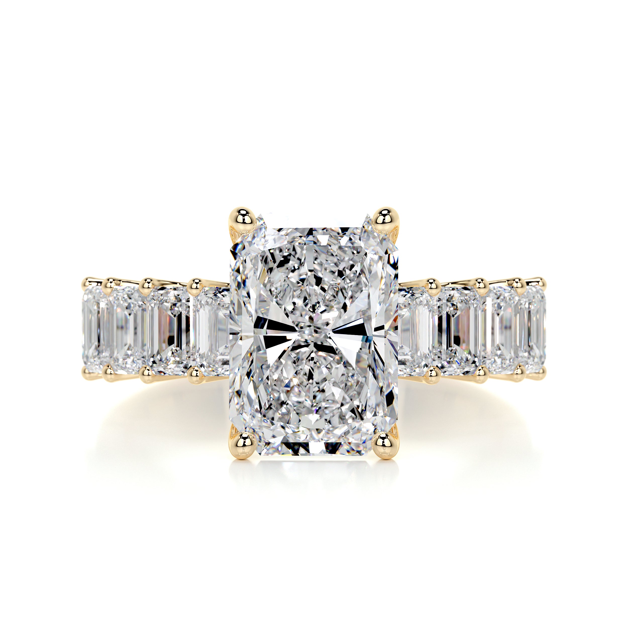 Arabella Diamond Engagement Ring -18K Yellow Gold、mySite、hinf8tx79