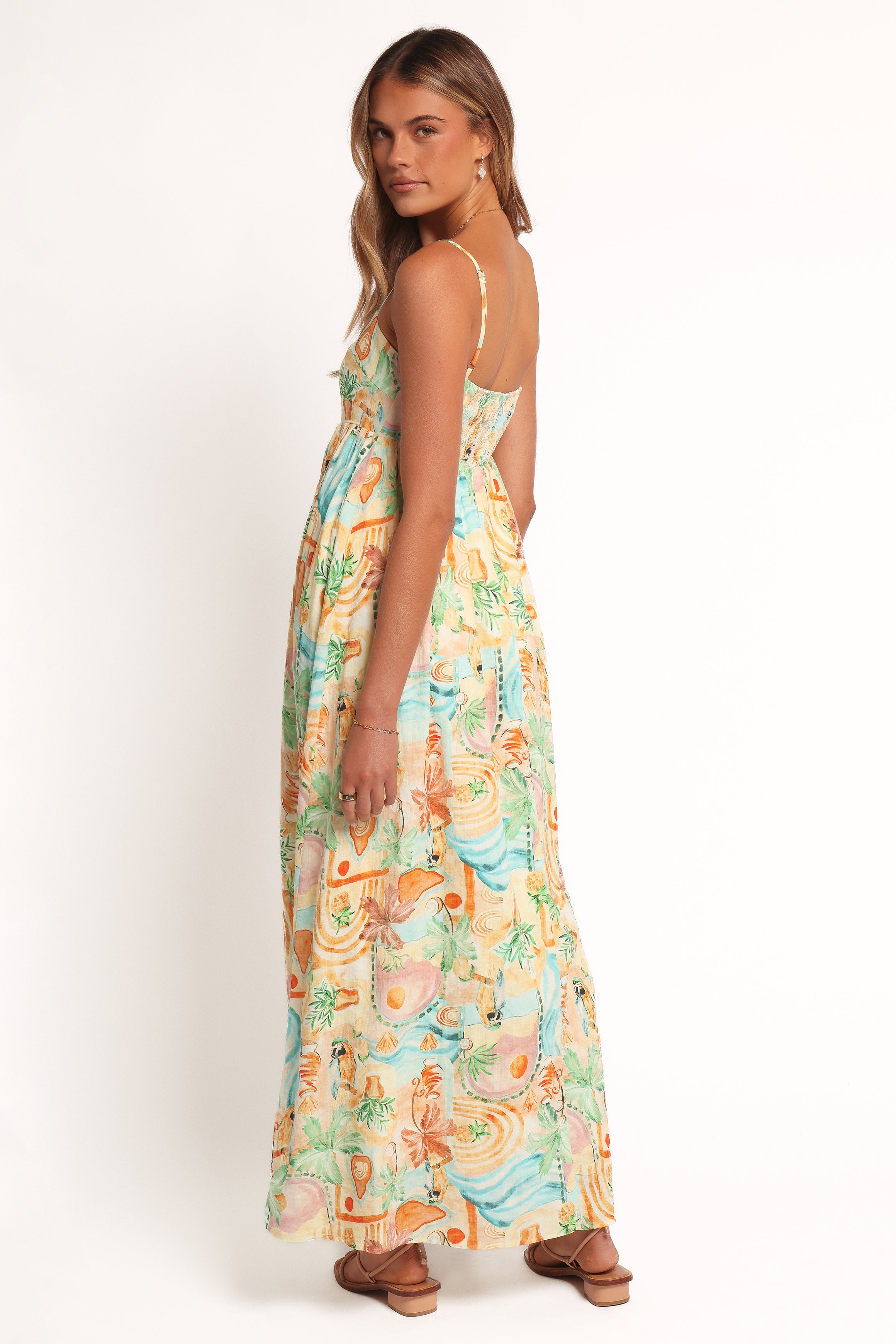  Odessa Maxi Dress - Golden Palm、mySite、sugarbowlscore