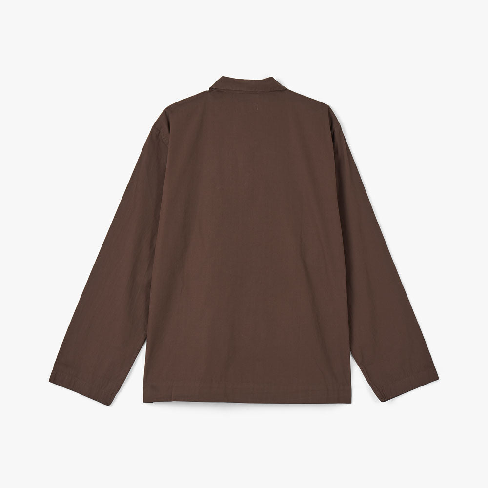  Tekla Poplin Long Sleeve Shirt / Coffee、mySite、merchandisen