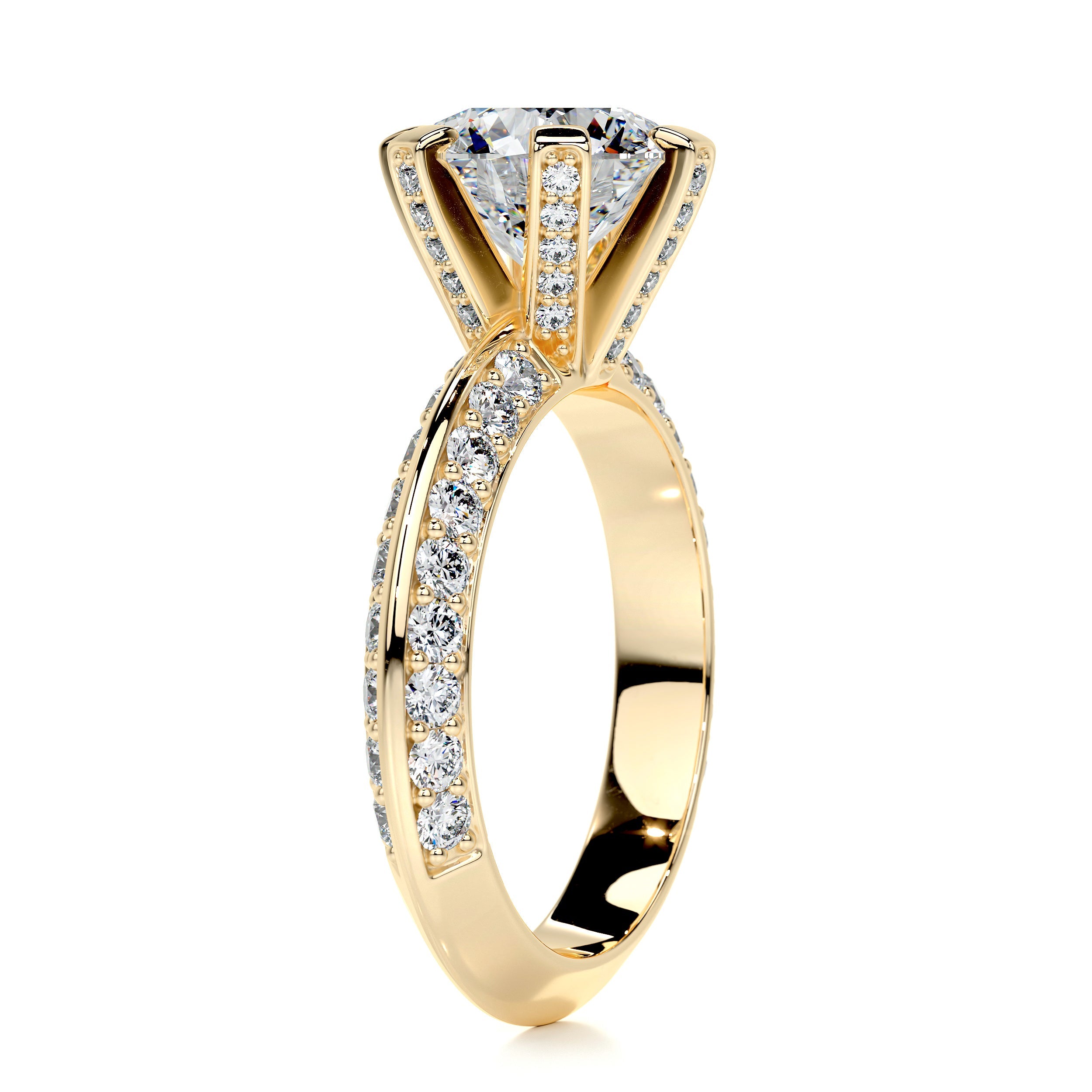 Eliana Diamond Engagement Ring -18K Yellow Gold、mySite、hinf8tx79