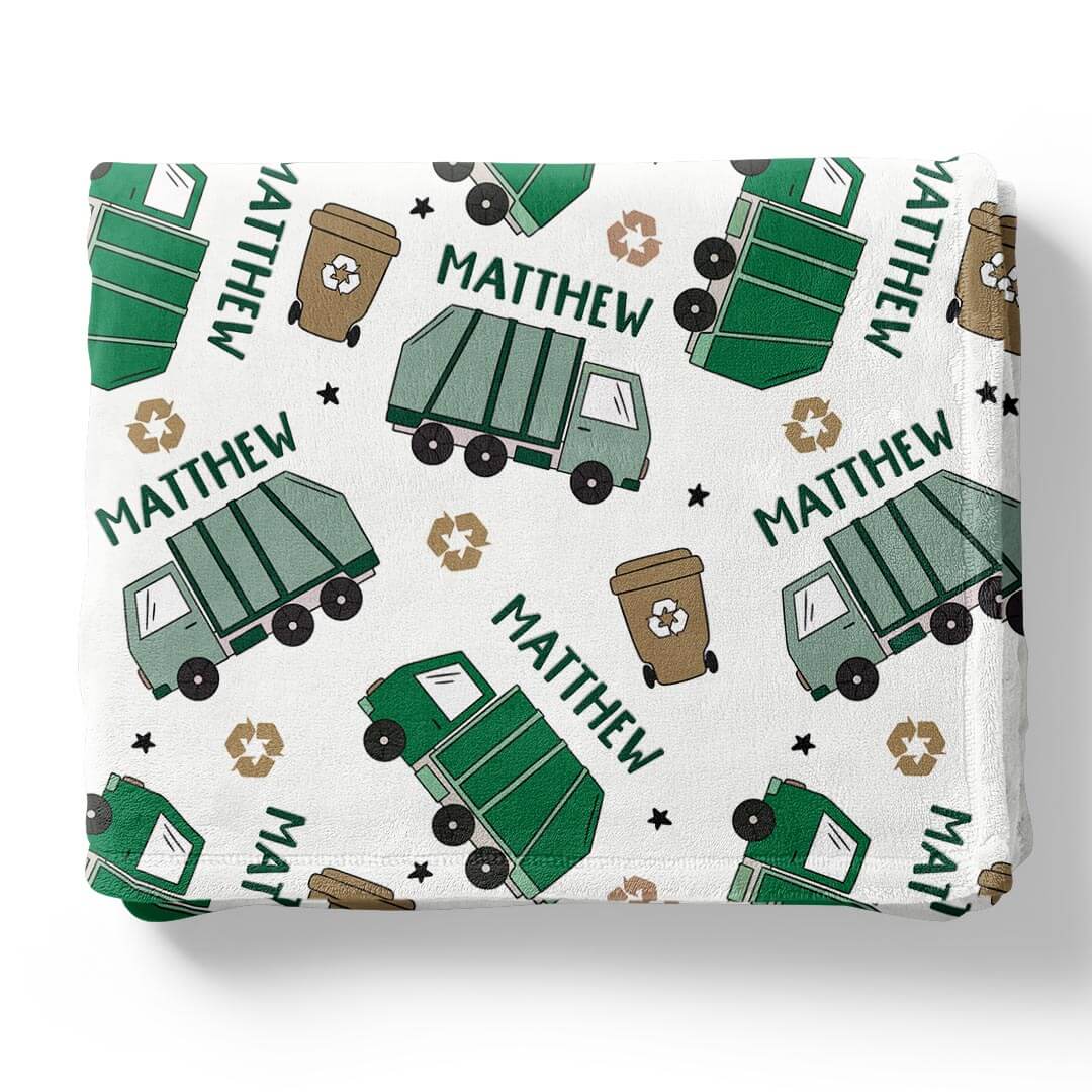  Clean Up Crew Personalized Kids Blanket、mySite、layawaytickets