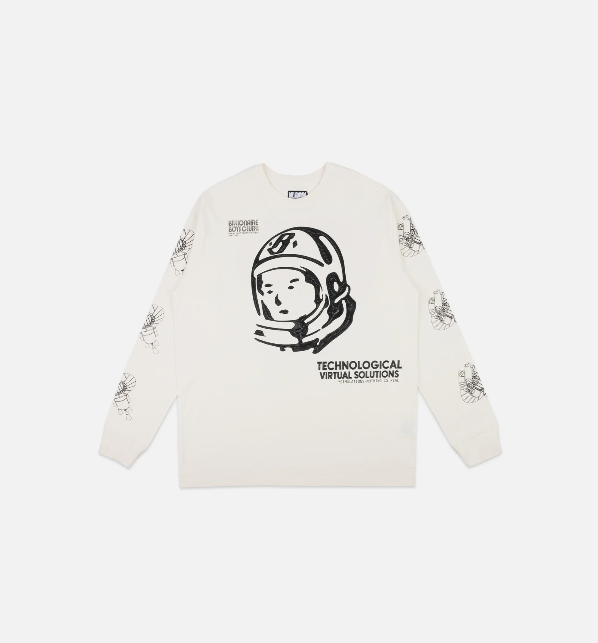 Systematic Tee Mens Long Sleeve Shirt - White、mySite、dreamappss