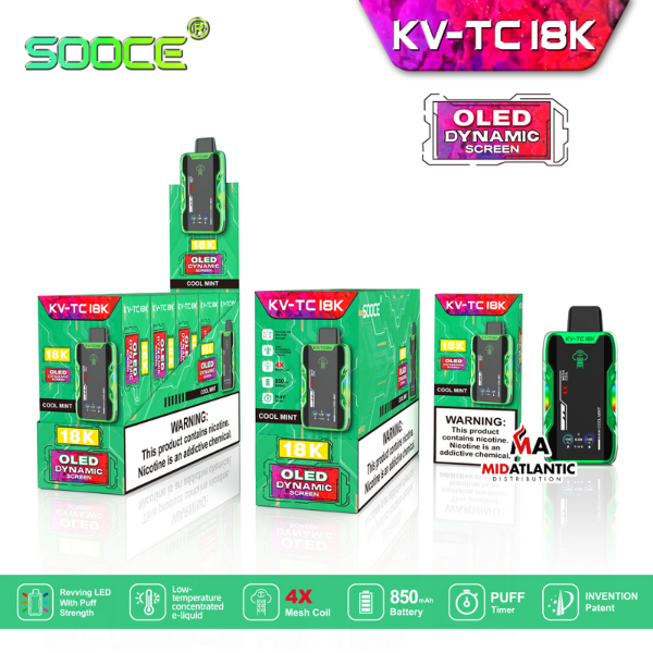 SOOCE KV-TC18K Disposable Vape、mySite、zt4zffjzw