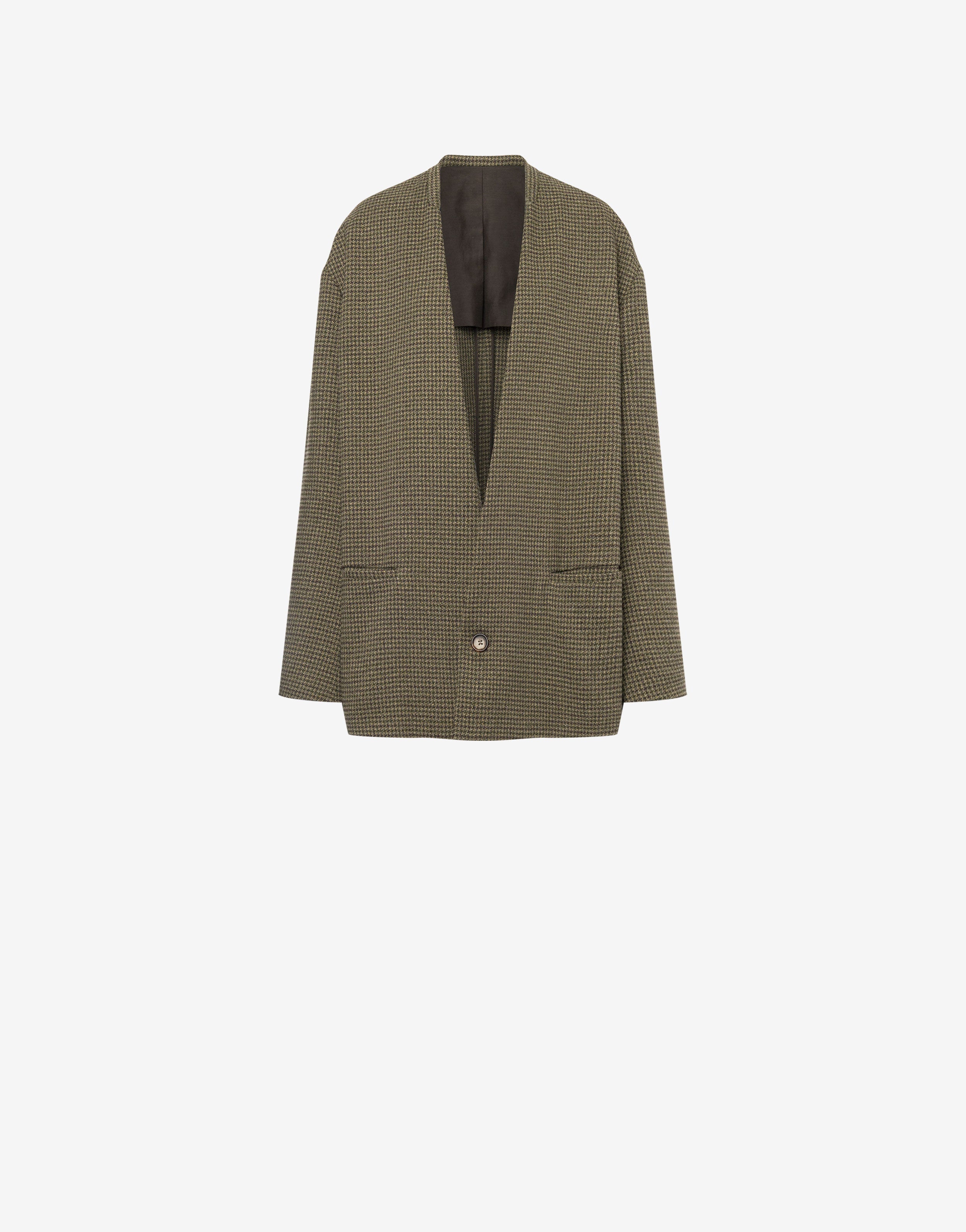 Giacca oversize in pied de poule、mySite、aoinhome