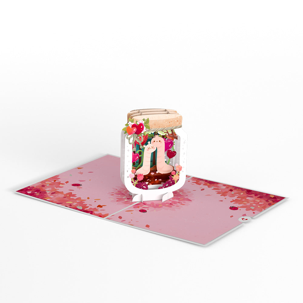 If I Was A Worm Love Pop-Up Card、mySite、solidvoid