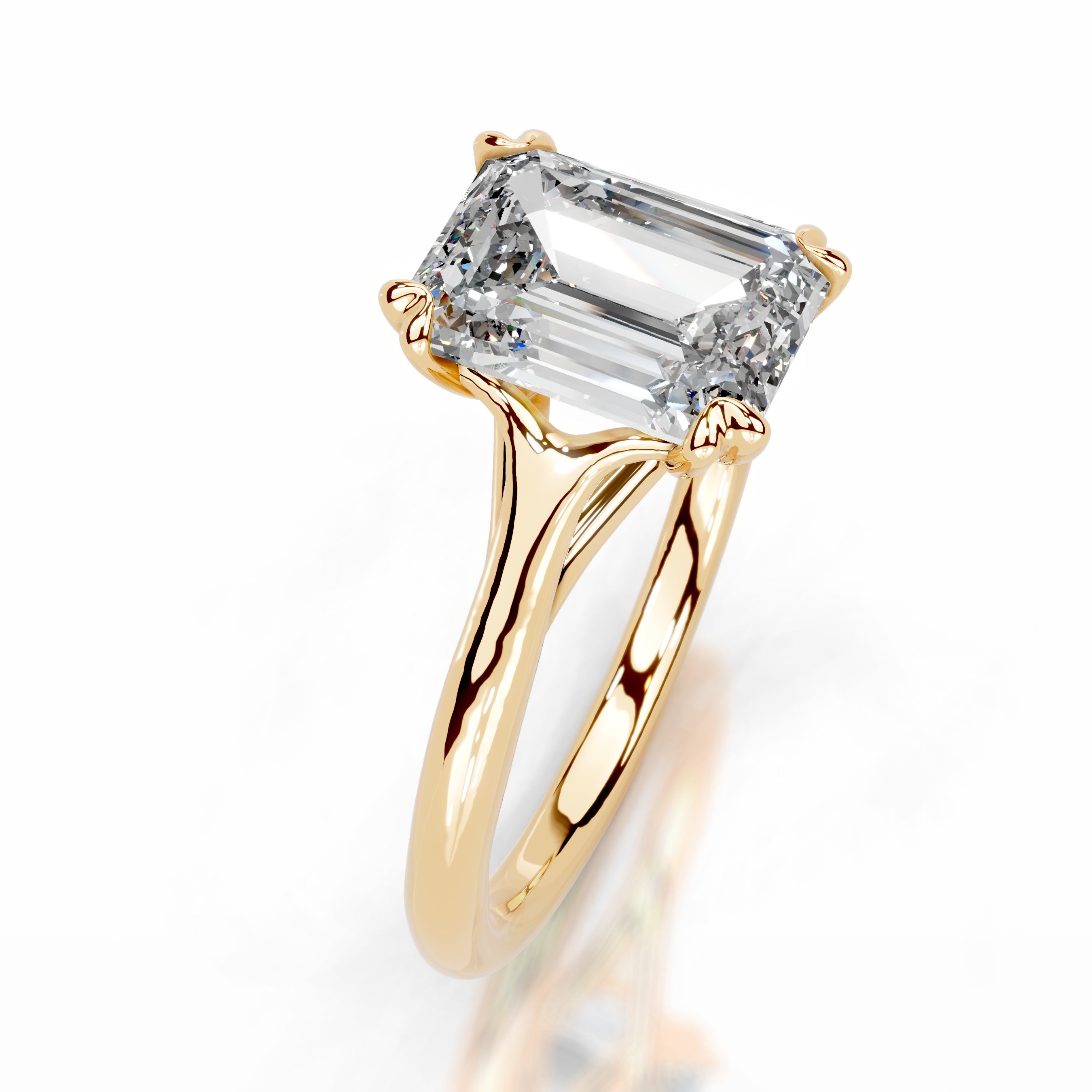 Moriah Diamond Engagement Ring - 18K Yellow Gold、mySite、hinf8tx79