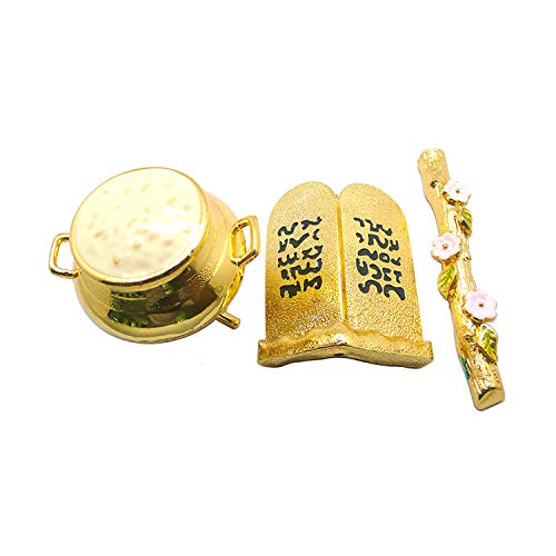 Holy Land Market Ark of The Covenant - Contents - Aaron Rod/Manna Vessel & Tablets、mySite、topwebapps