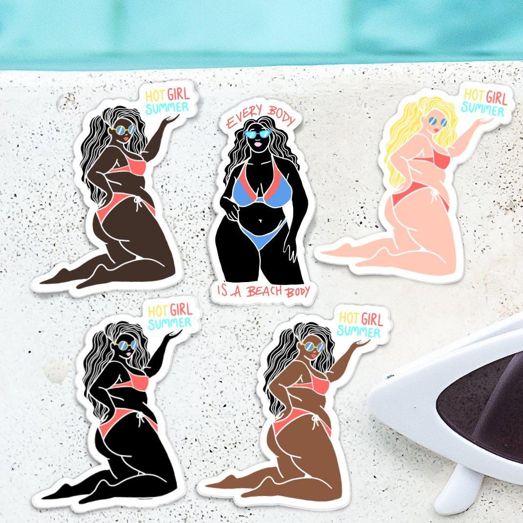  Hot Girl Summer Sticker 5 Pack、mySite、elrpsem3k