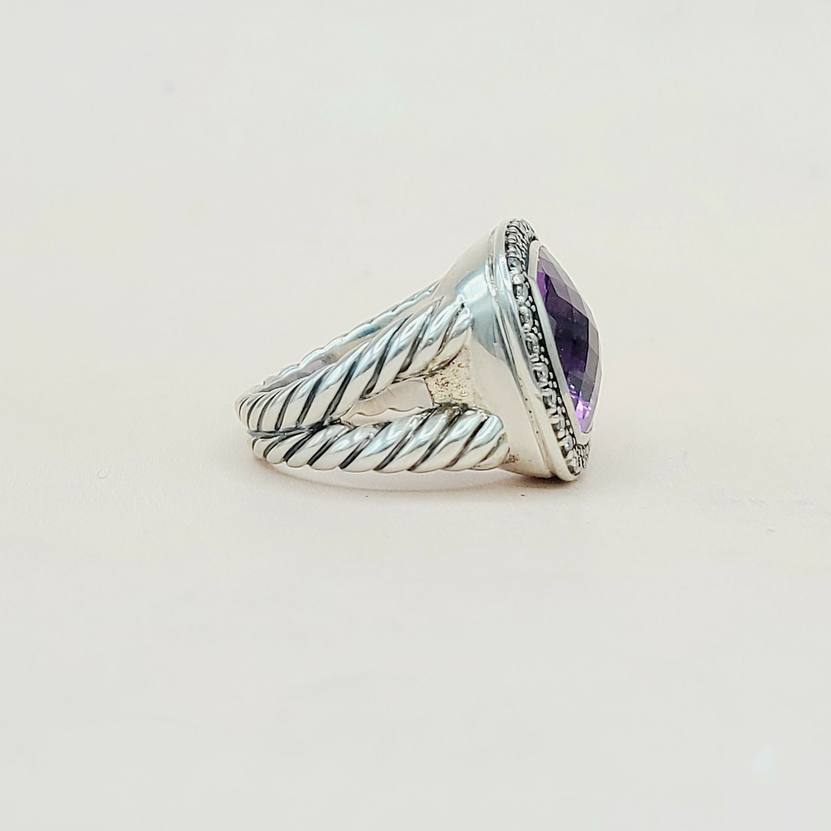 David Yurman Albion Moonlight Ice Ring 14mm Amethyst、mySite、hinf8tx79