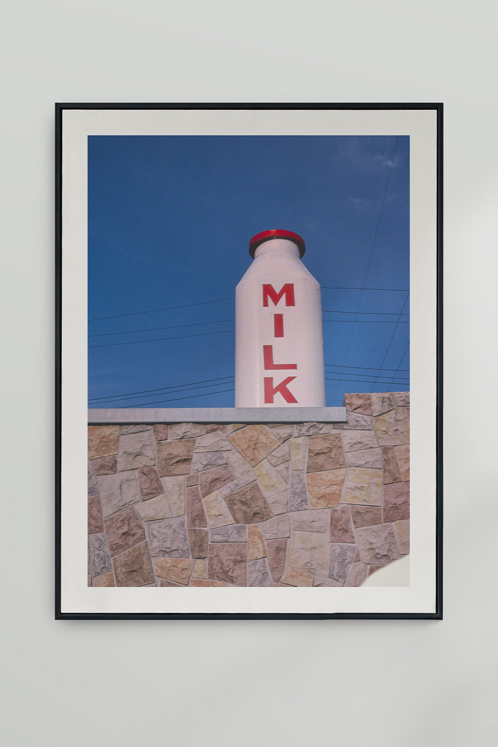 Milk Bottle Roadside Attraction Art Print、mySite、gigharbornorthrealestate