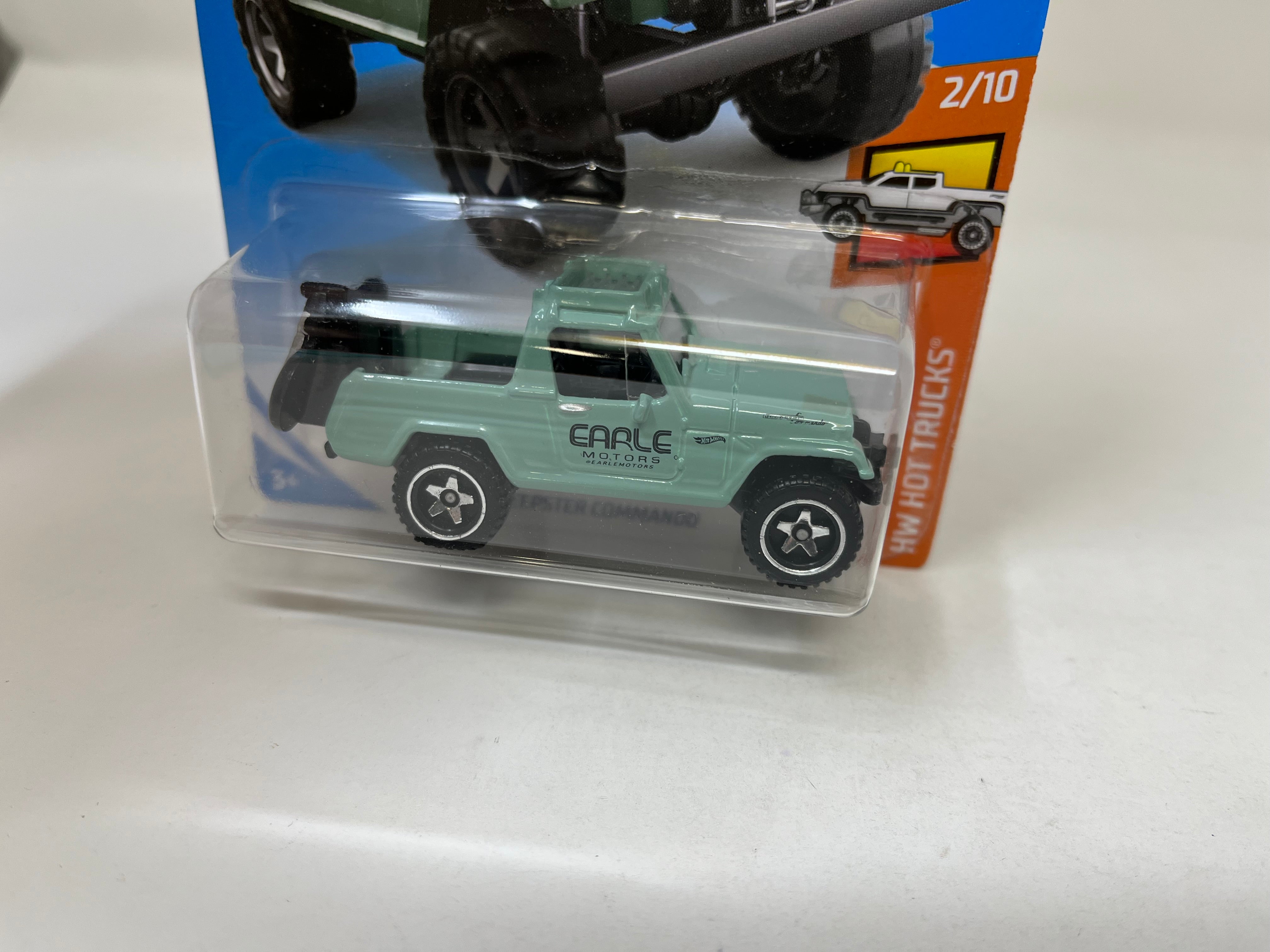 '67 Jeepster Commando #84 * Green * 2019 Hot Wheels USA Card、mySite、hgirdovlk