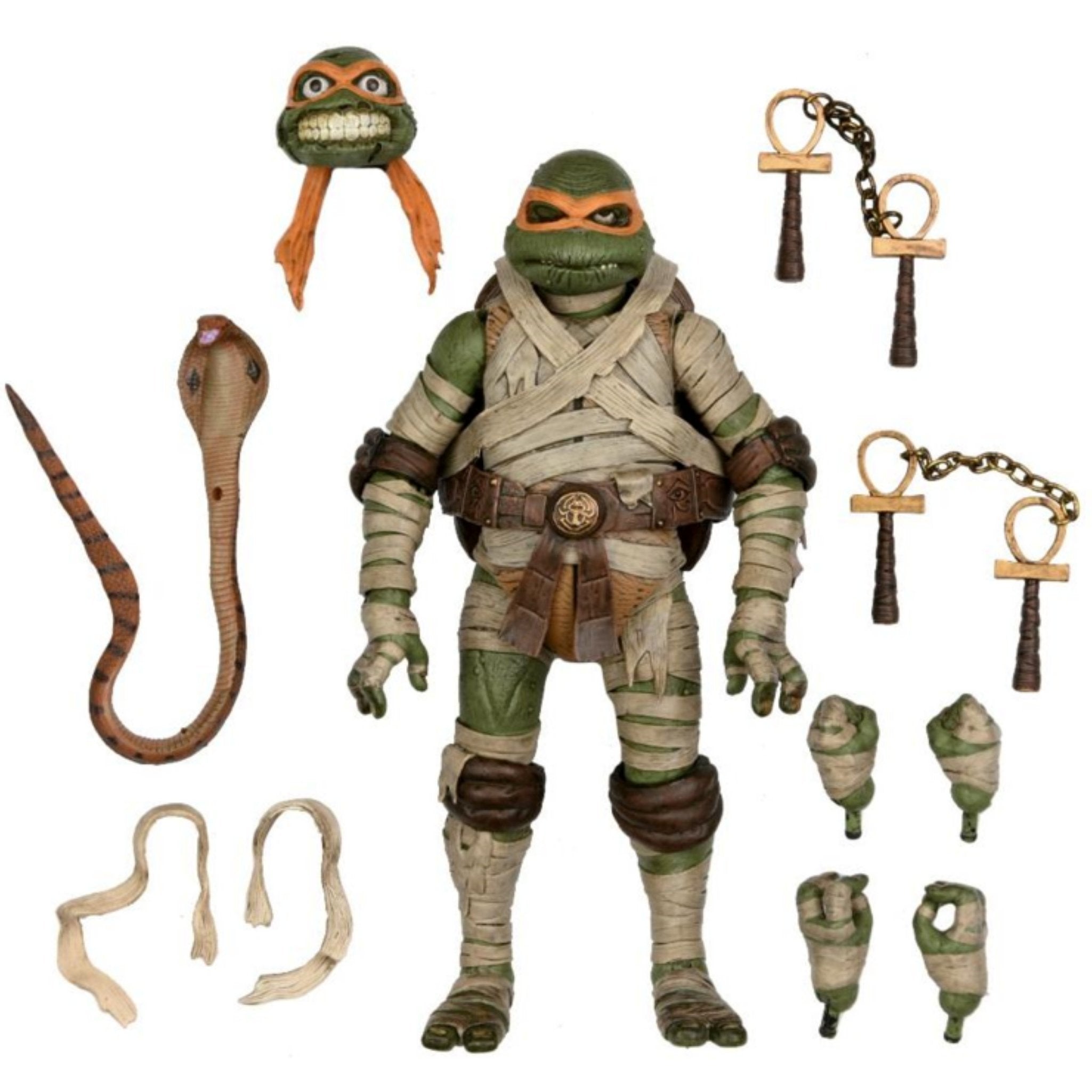 NECA Universal Monsters Teenage Mutant Ninja Turtles Michelangelo as The Mummy、mySite、hgirdovlk