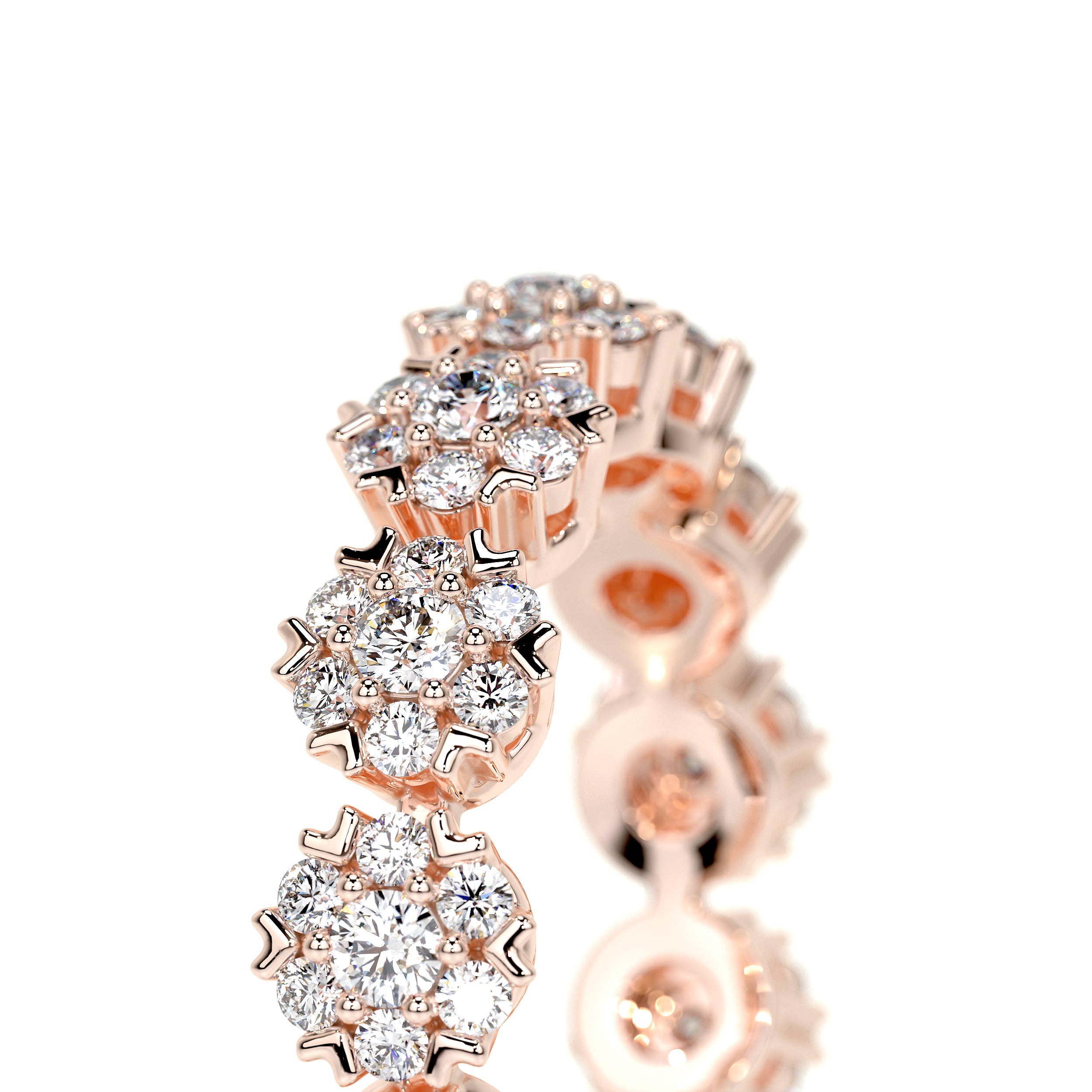 Holly Lab Grown Diamond Wedding Ring (1 Carat) -14K Rose Gold、mySite、hinf8tx79