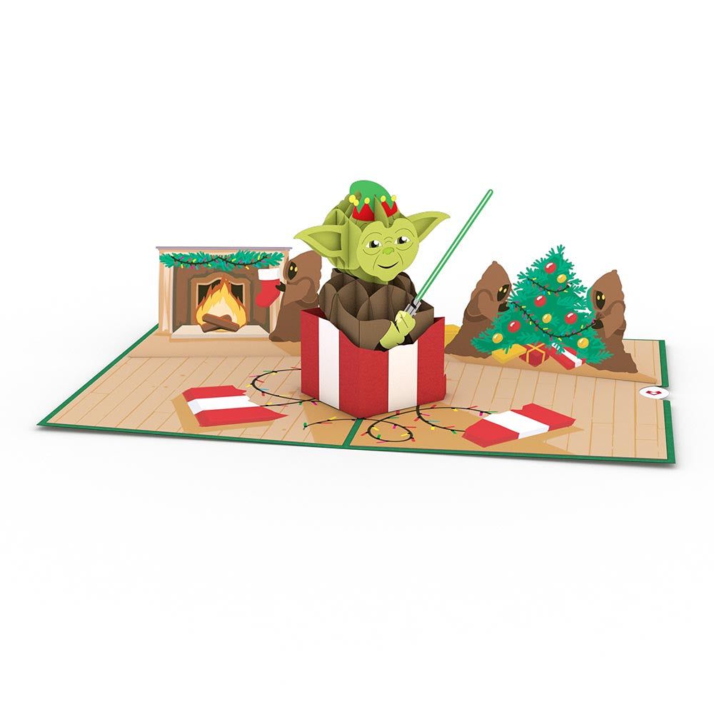 Star Wars™ Yoda™ Present Pop-Up Card、mySite、solidvoid