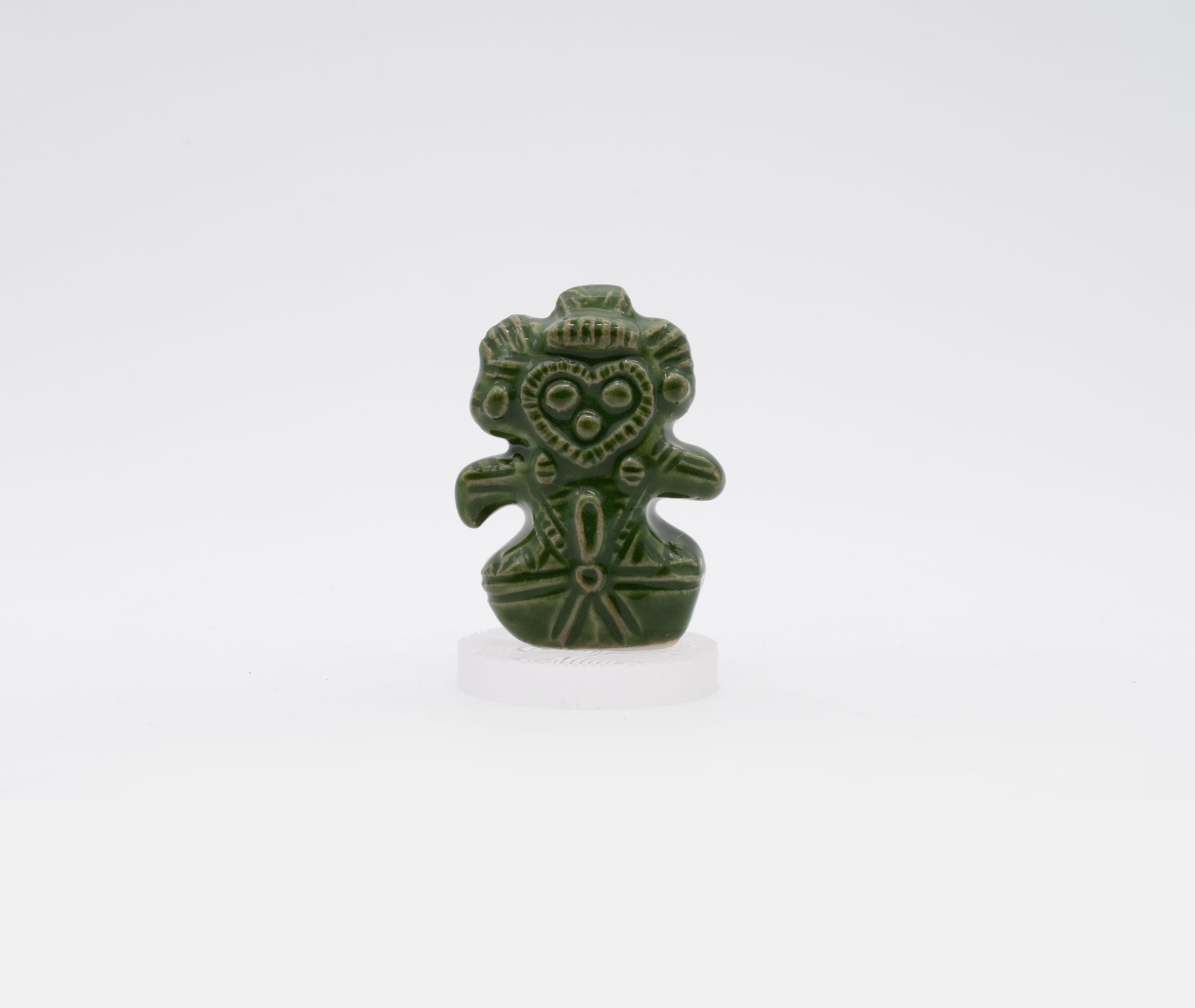 Jomon Dogu Figurine Owl - Green、mySite、topwebapps