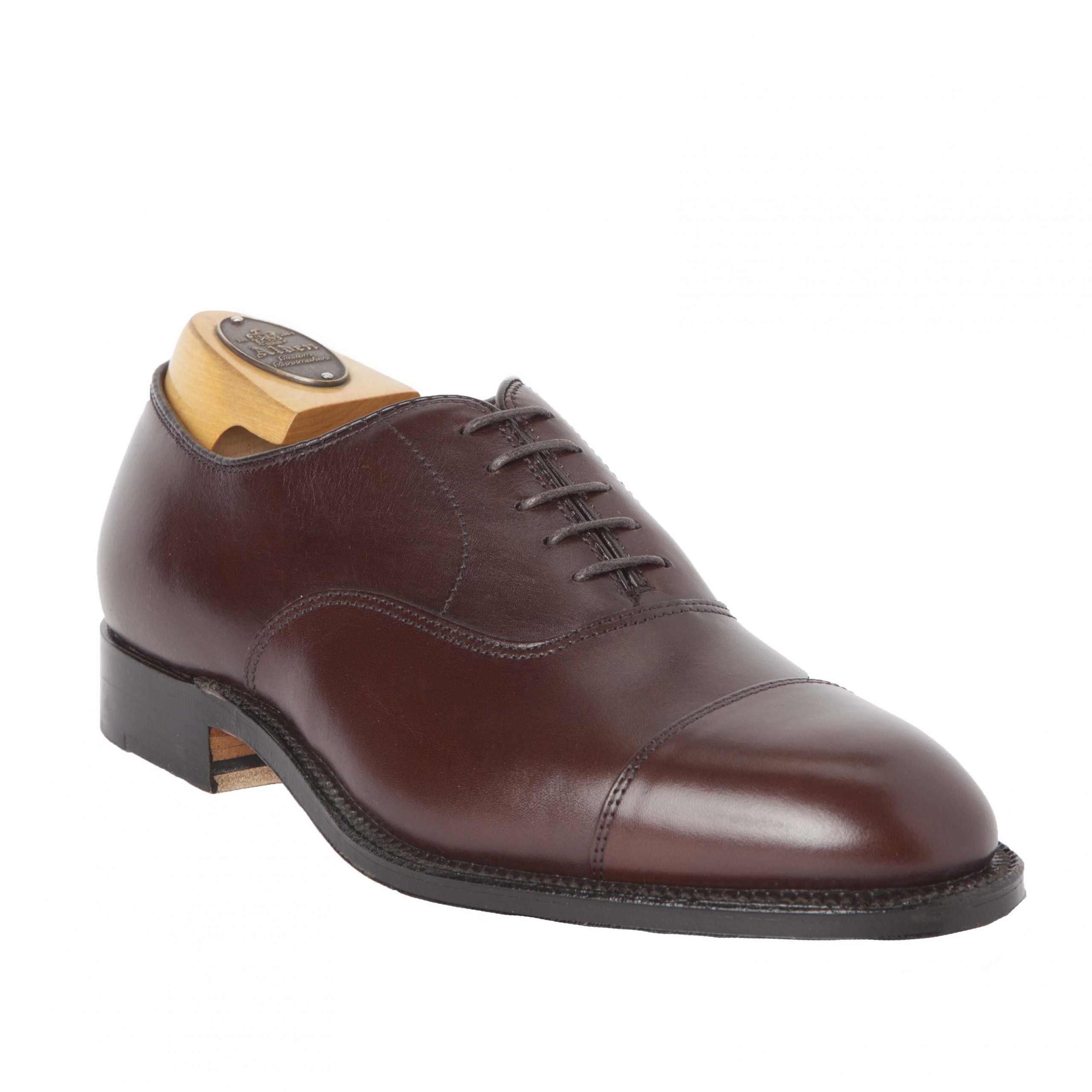  920 - Cap Toe Bal in Brown Calfskin、mySite、preschool7hills