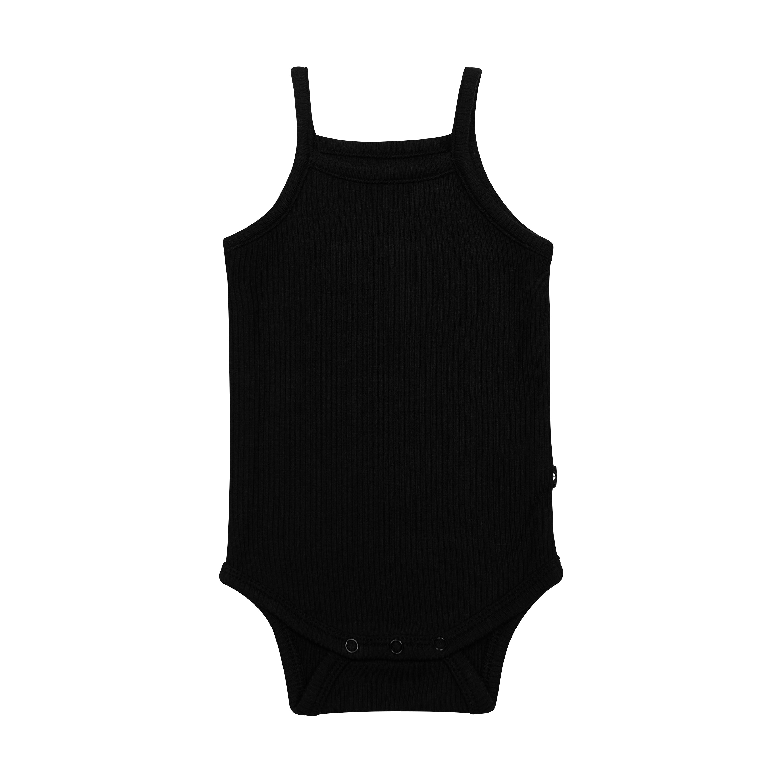  Ribbed Spaghetti Strap Bodysuit in Midnight、mySite、layawaytickets