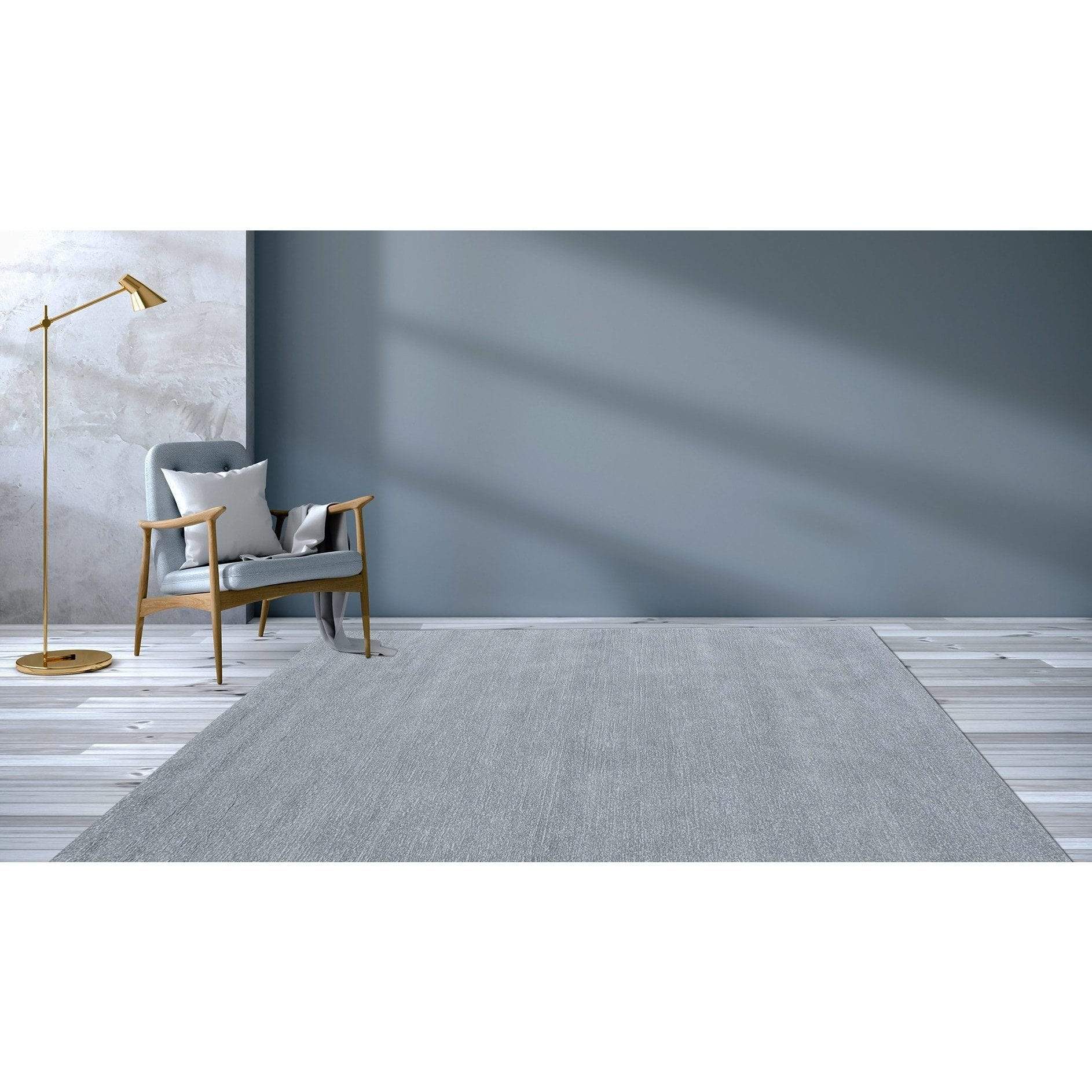 Signature Solid Strie Grey Cotton Rug、mySite、gigharbornorthrealestate