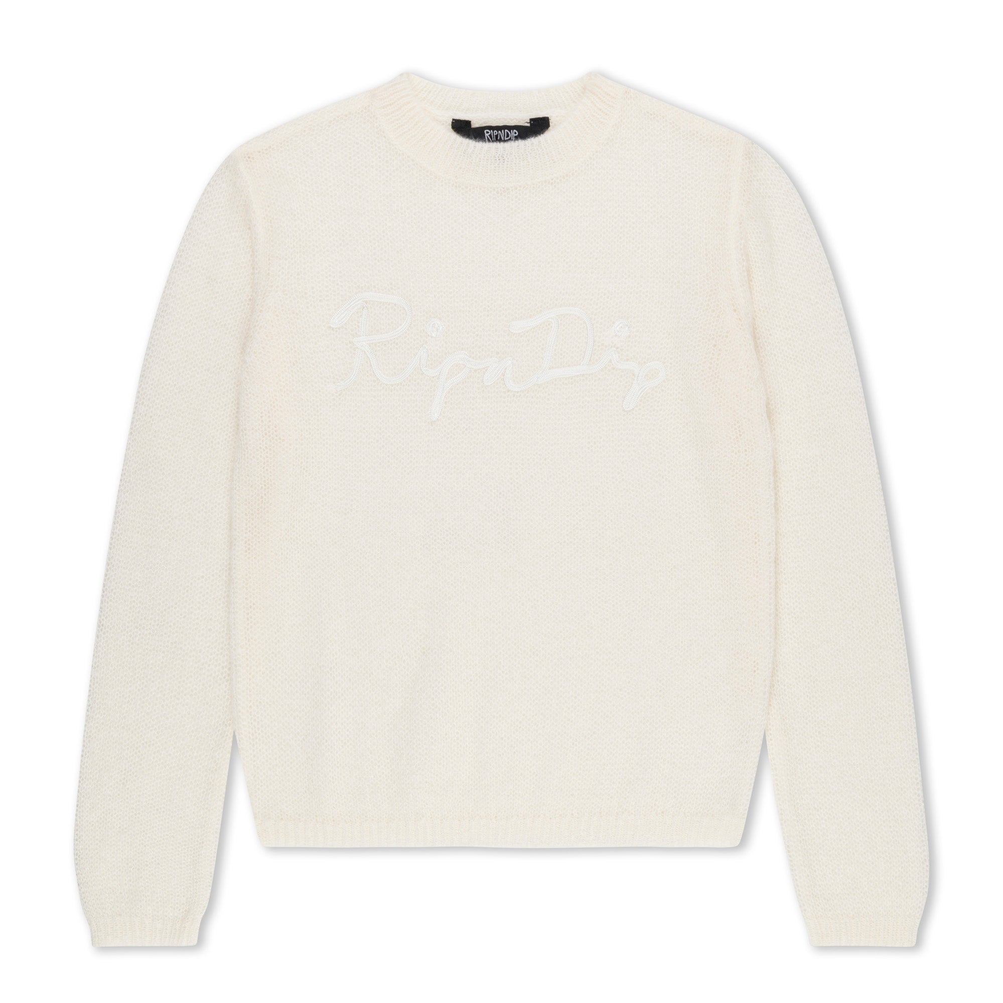  Script Cropped Long Sleeve (Cream)、mySite、merchandisen