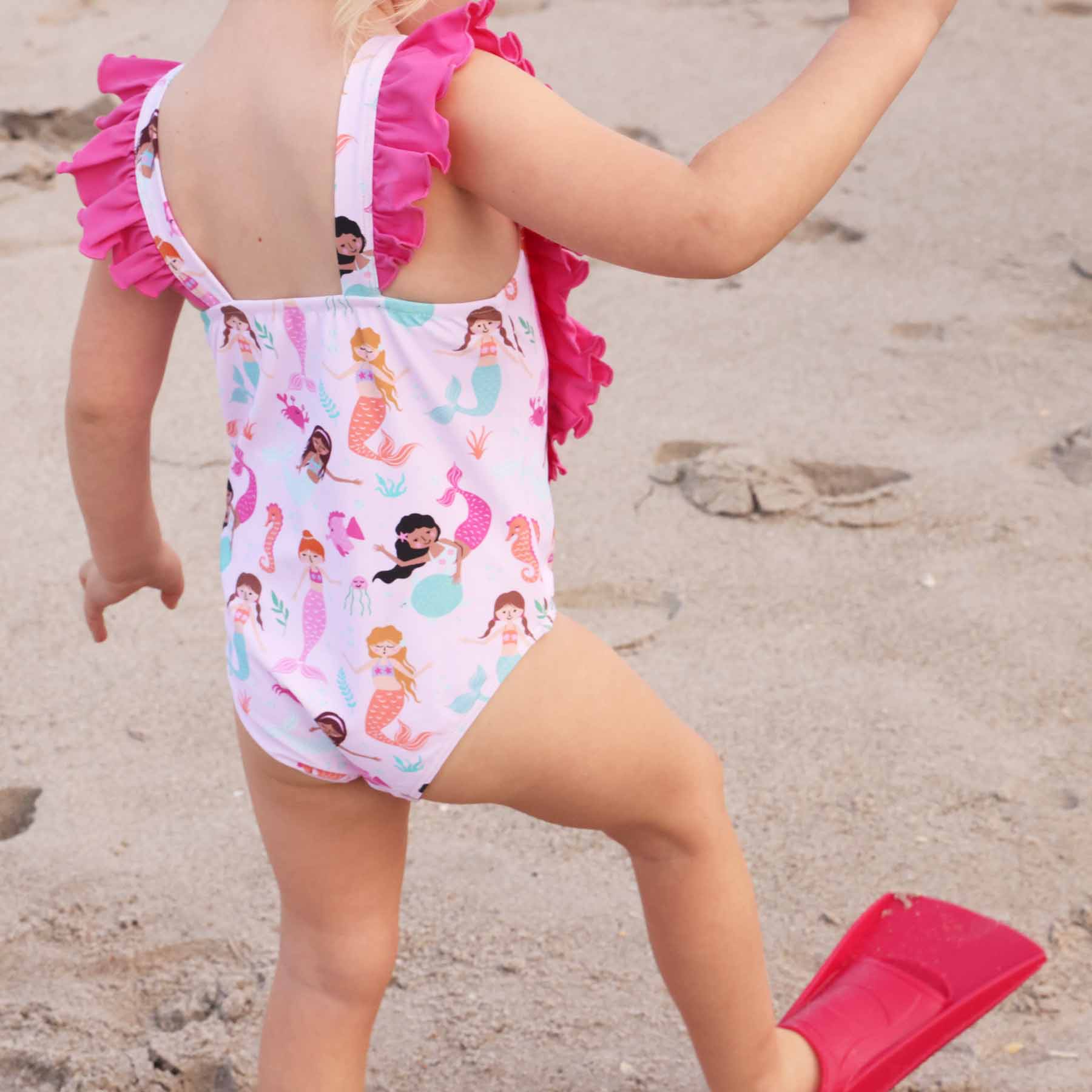  Double Ruffle One Piece | Under The Sea、mySite、layawaytickets