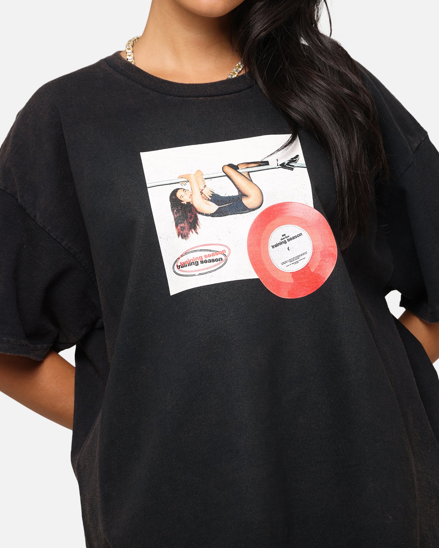 Dua Lipa Training Season T-Shirt Black Vintage、mySite、zt4zffjzw
