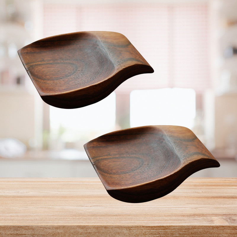 Acacia Wood Spoon Rest/Holder | Serving Spoon Ladles Tongs | Kitchen Tool | Set of 2、mySite、camillekostekn